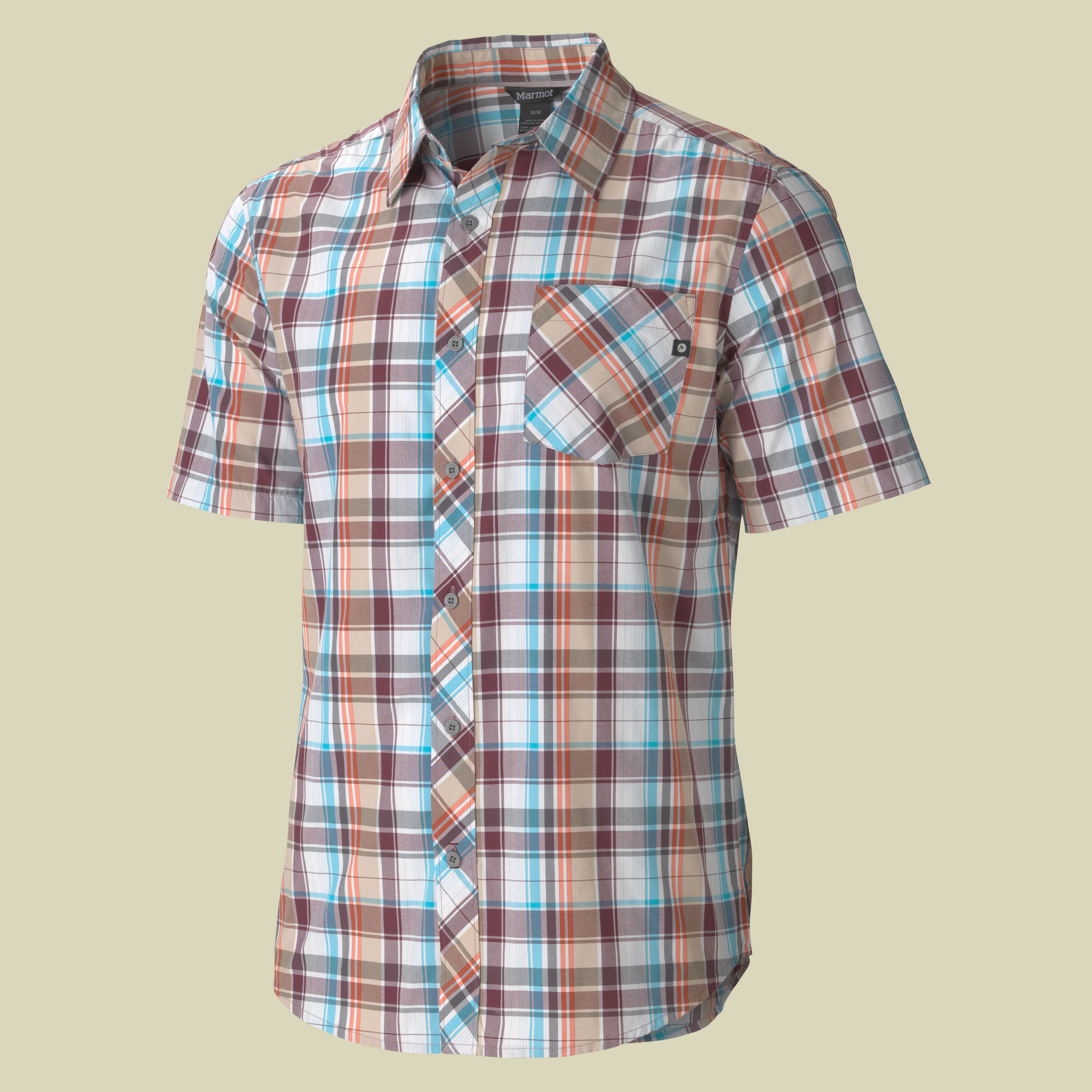 Dexter Plaid SS men Größe M Farbe port royal