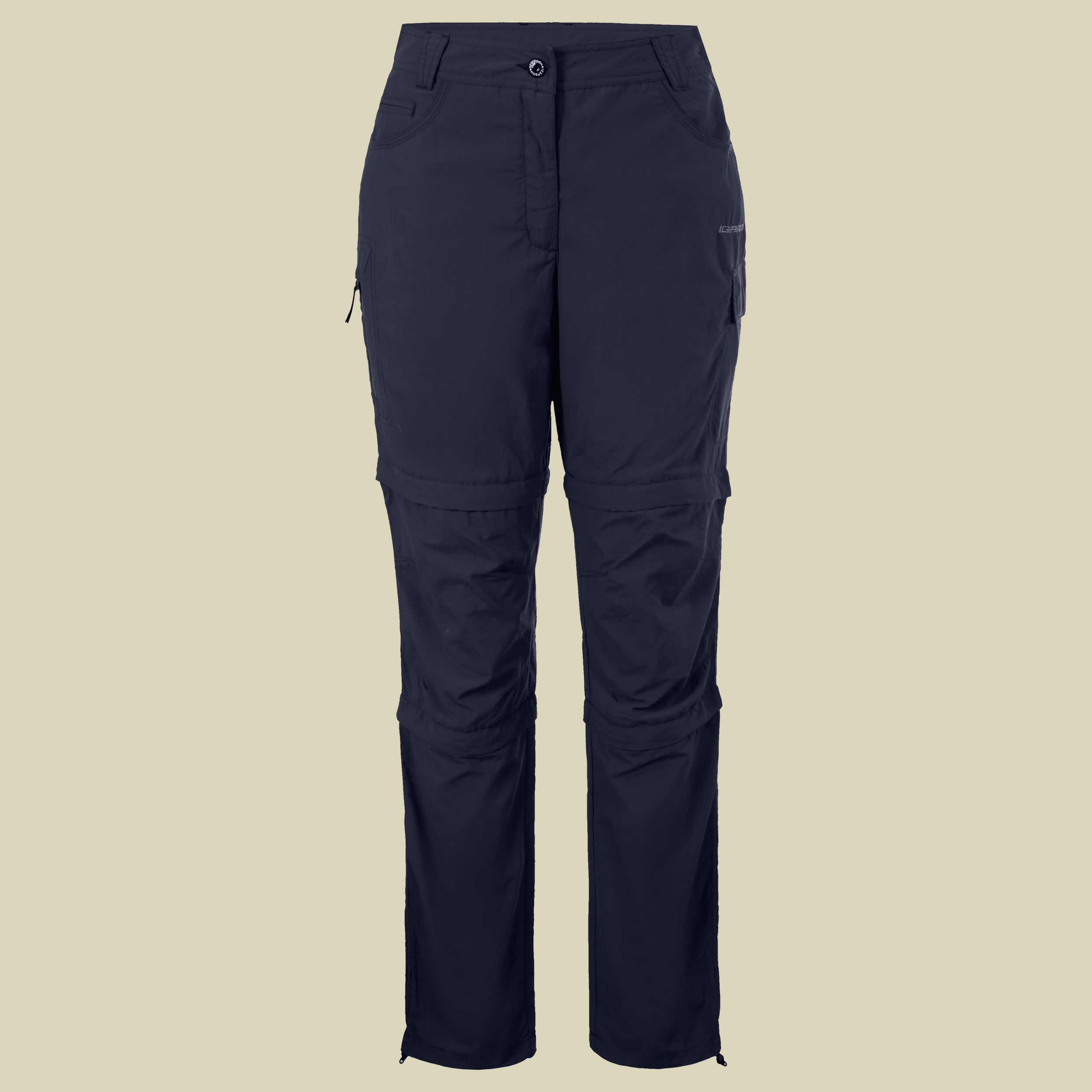 Solana Zip-Off Trousers Women 54147 585 Größe 36 Farbe FB290 anthracite