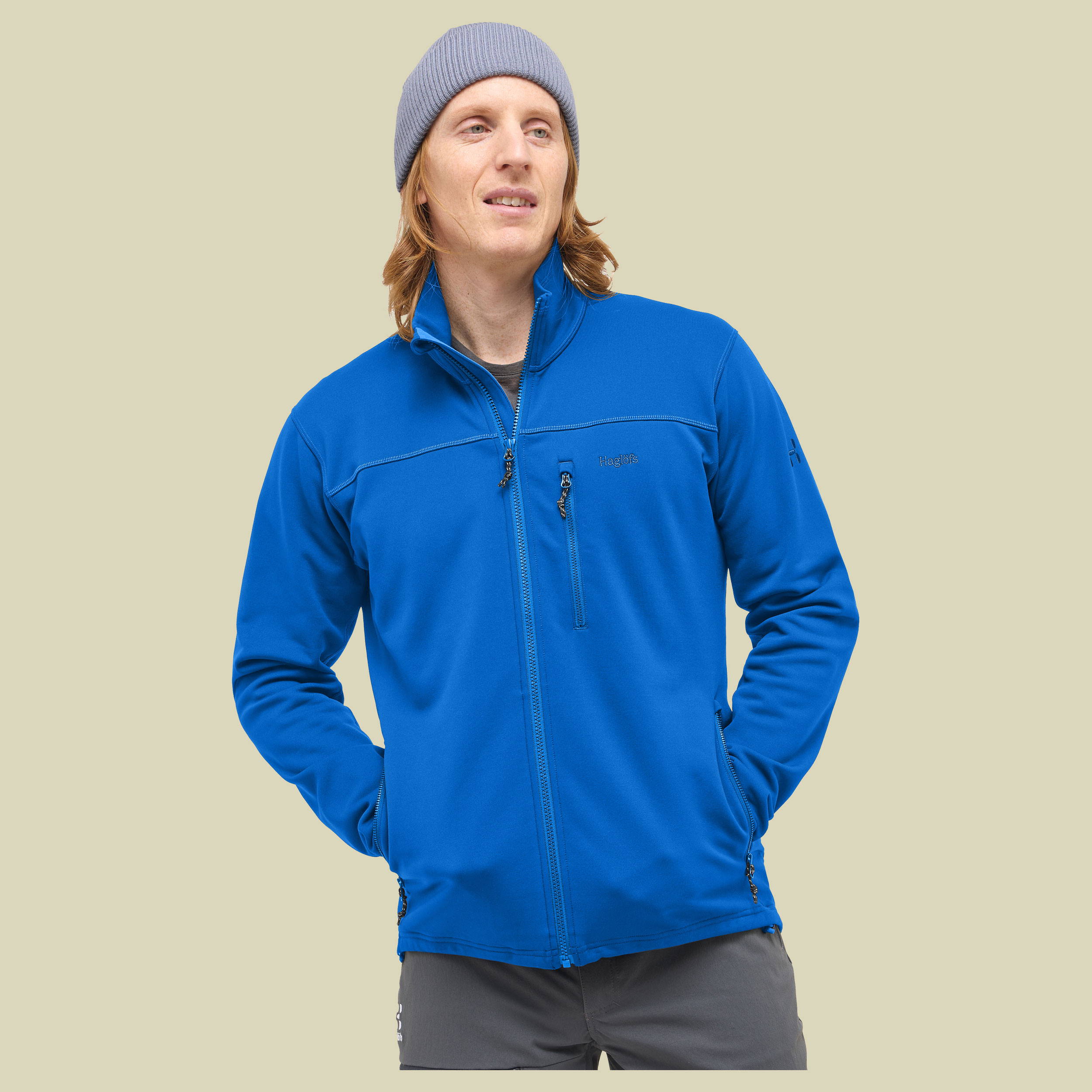 Rosson Mid Jacket Men M blau - electric blue