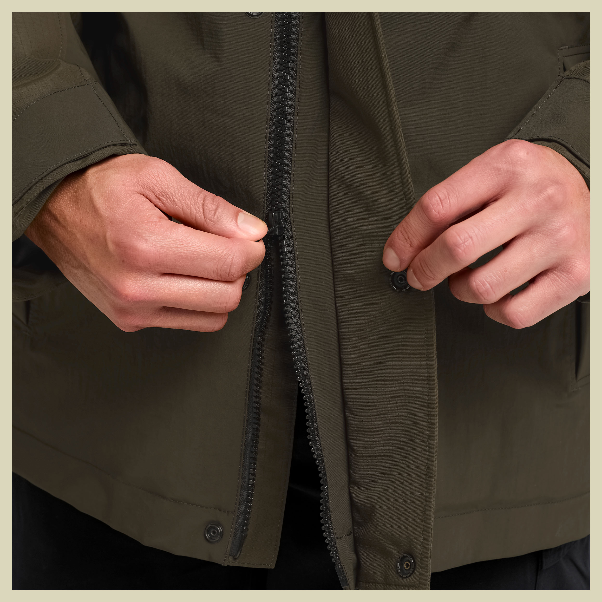 Glacier Shield Jacket Men XXL braun - obsidian moss