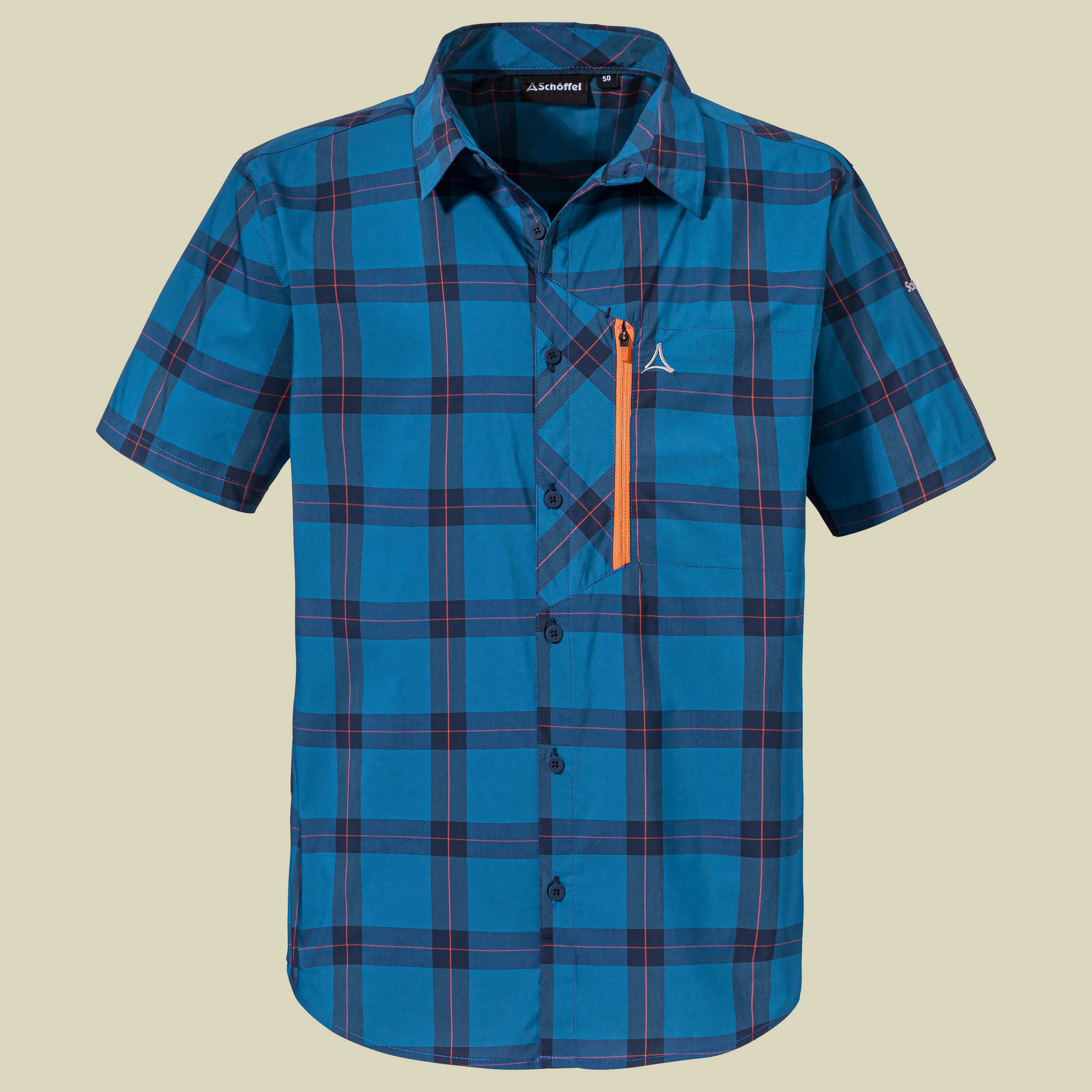 Shirt Skallebo SH Men Größe 50 Farbe schöffel blau