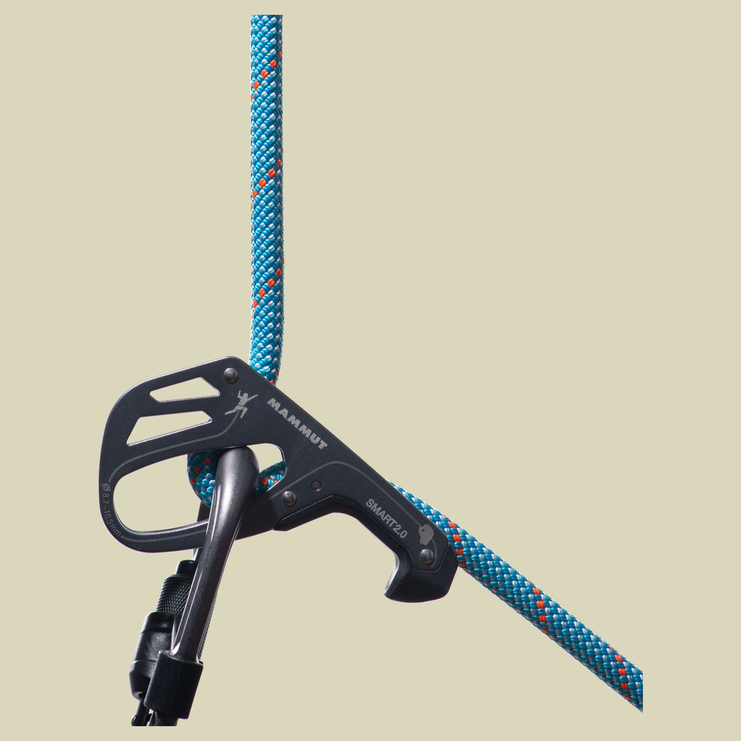 9.8 Crag Classic Rope 70 m mint - Farbe ice mint-white