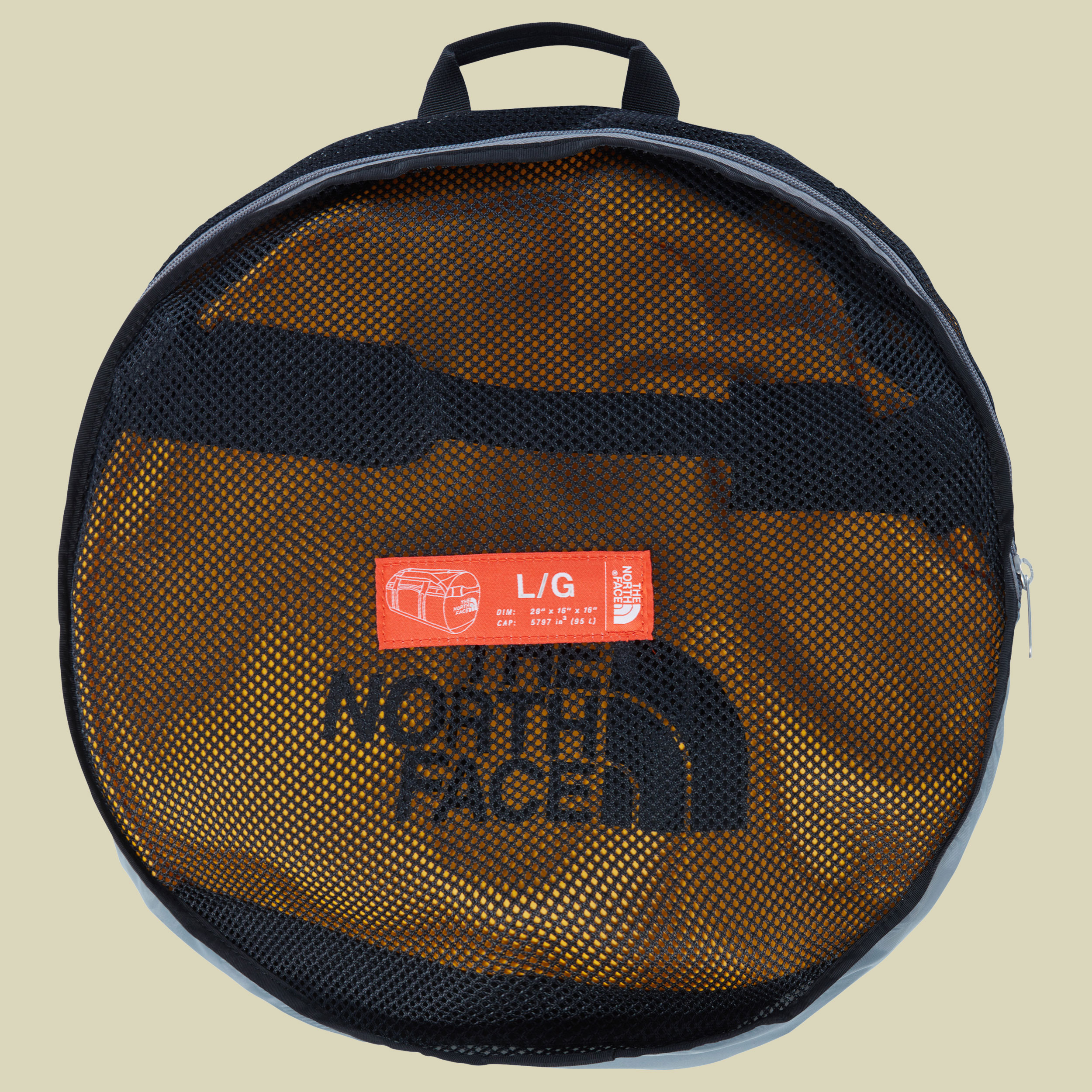 Base Camp Duffel L Volumen 95 Farbe Summit Gold/TNF Black