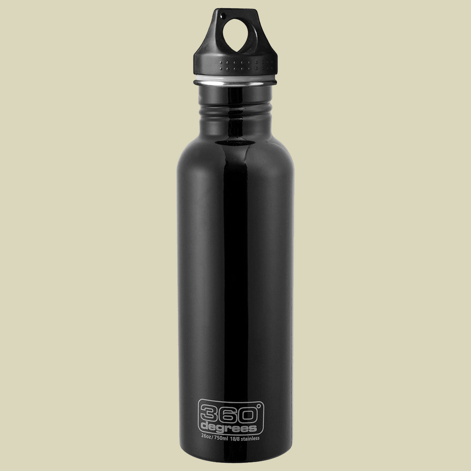 Stainless Steel Bottle Volumen 750 Farbe black