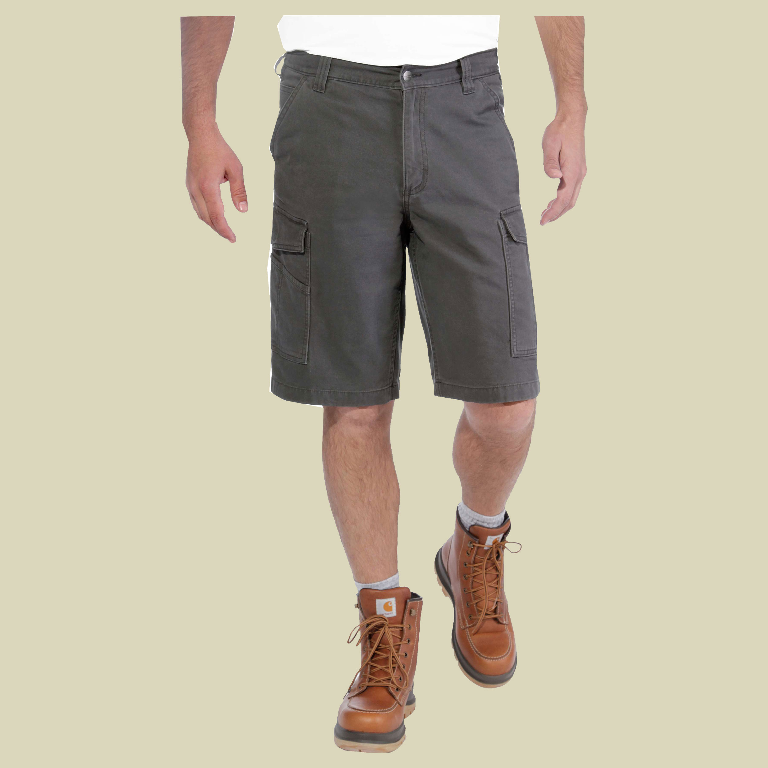 Relaxed Rigby Cargo Short Men W33 grau - Farbe shadow