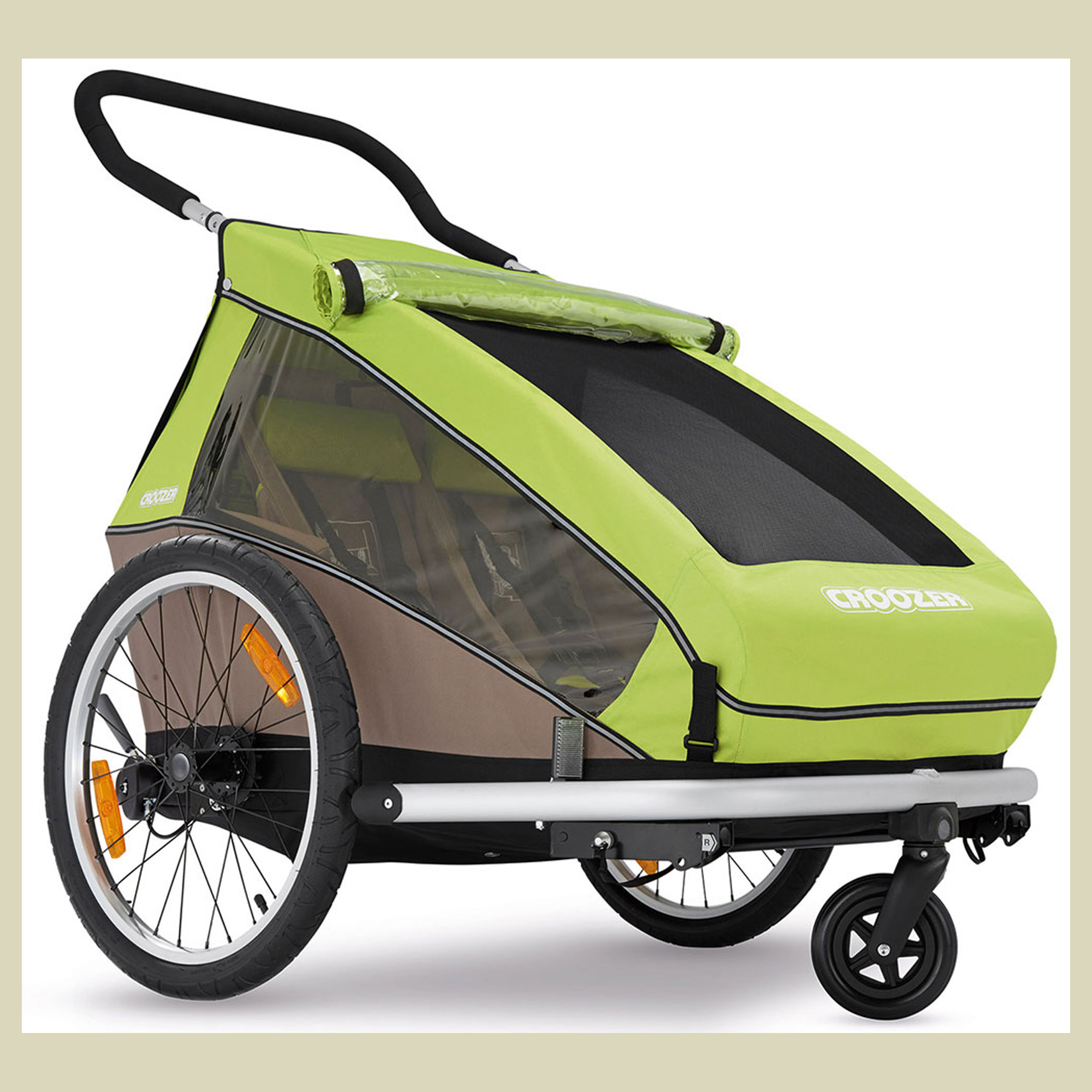 Kid for 2 Modell 2017 Farbe meadow green/sand grey