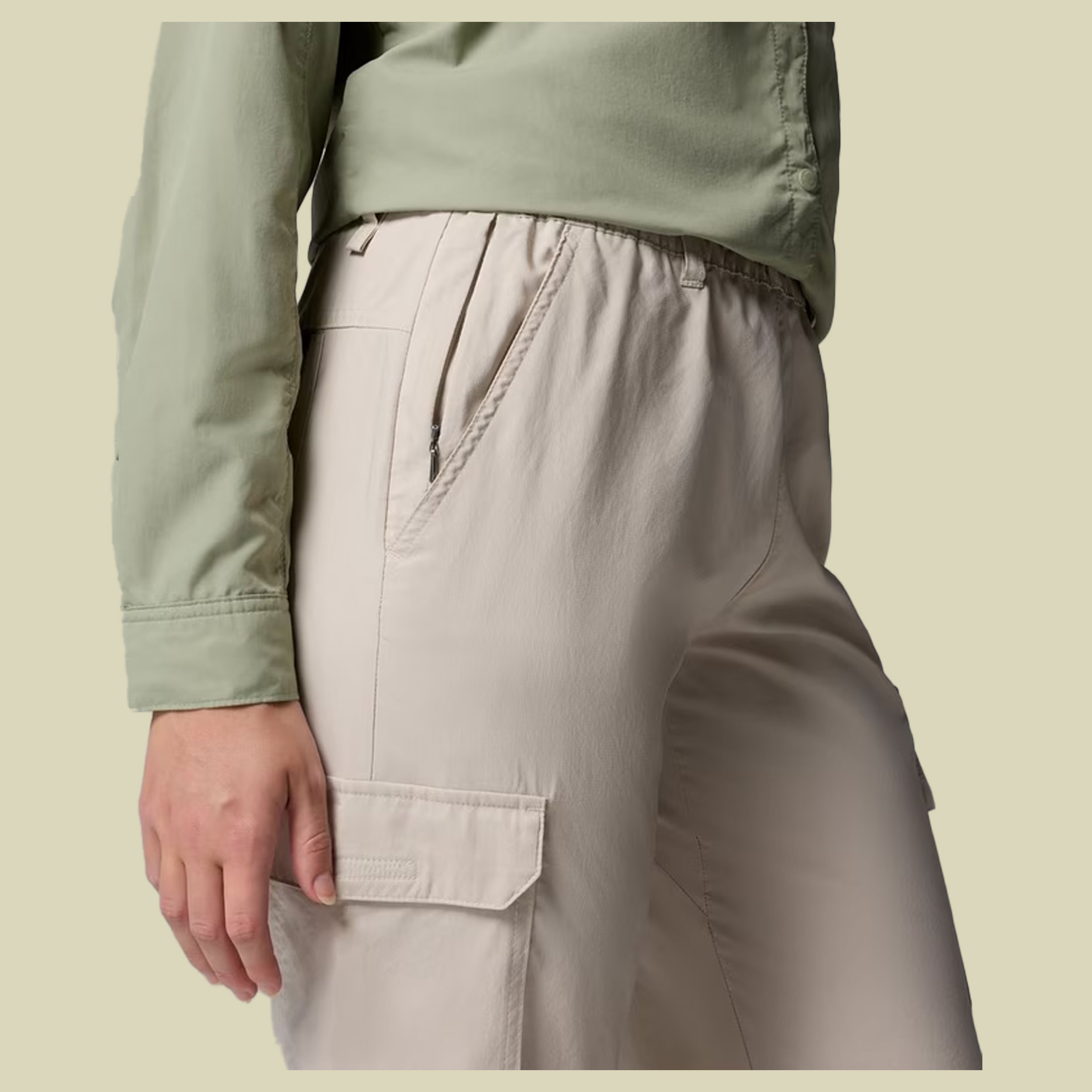 Skien Valley Cargo Pant Women XL beige - dark stone