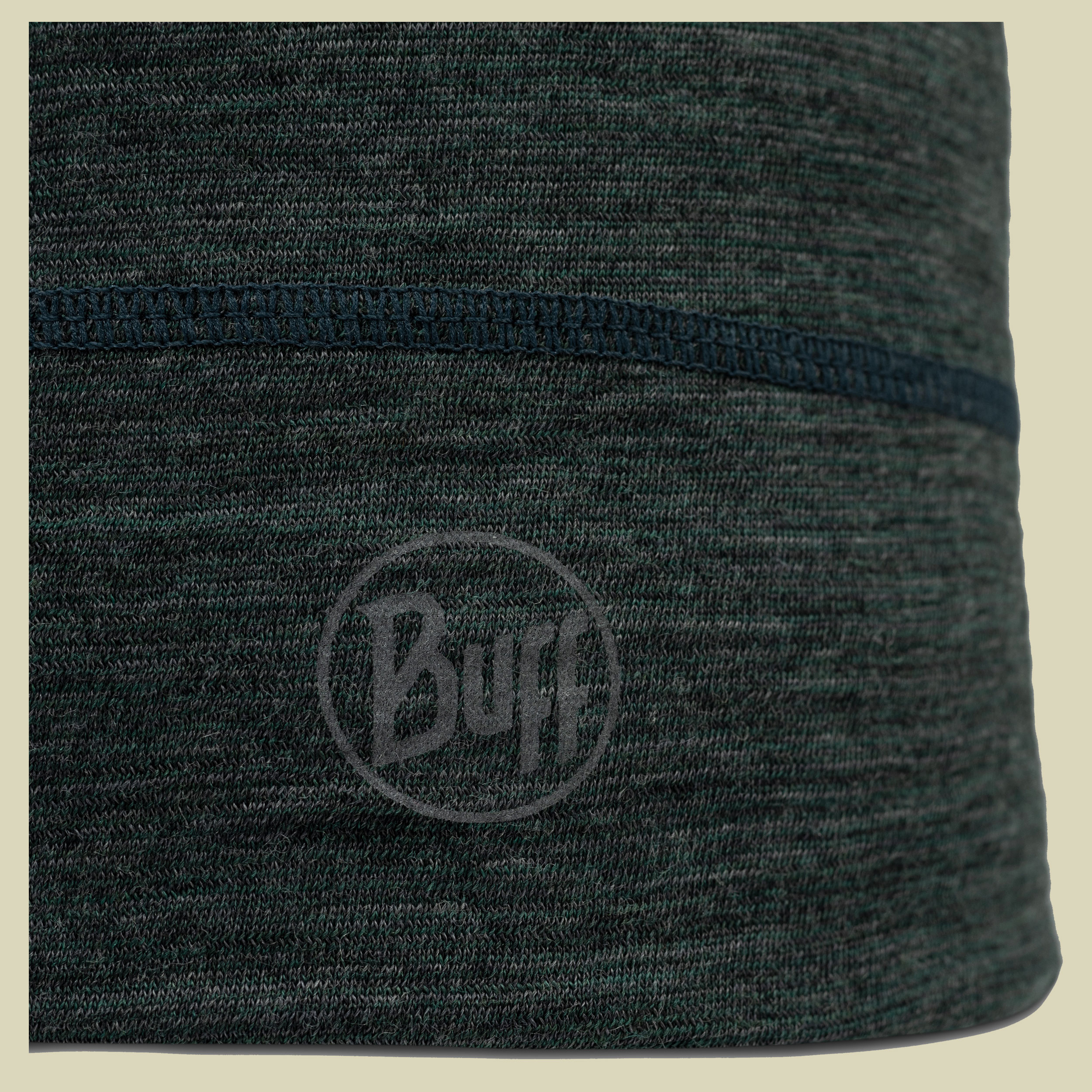 Lightweight Merino Beanie grün one size - multistripes forest