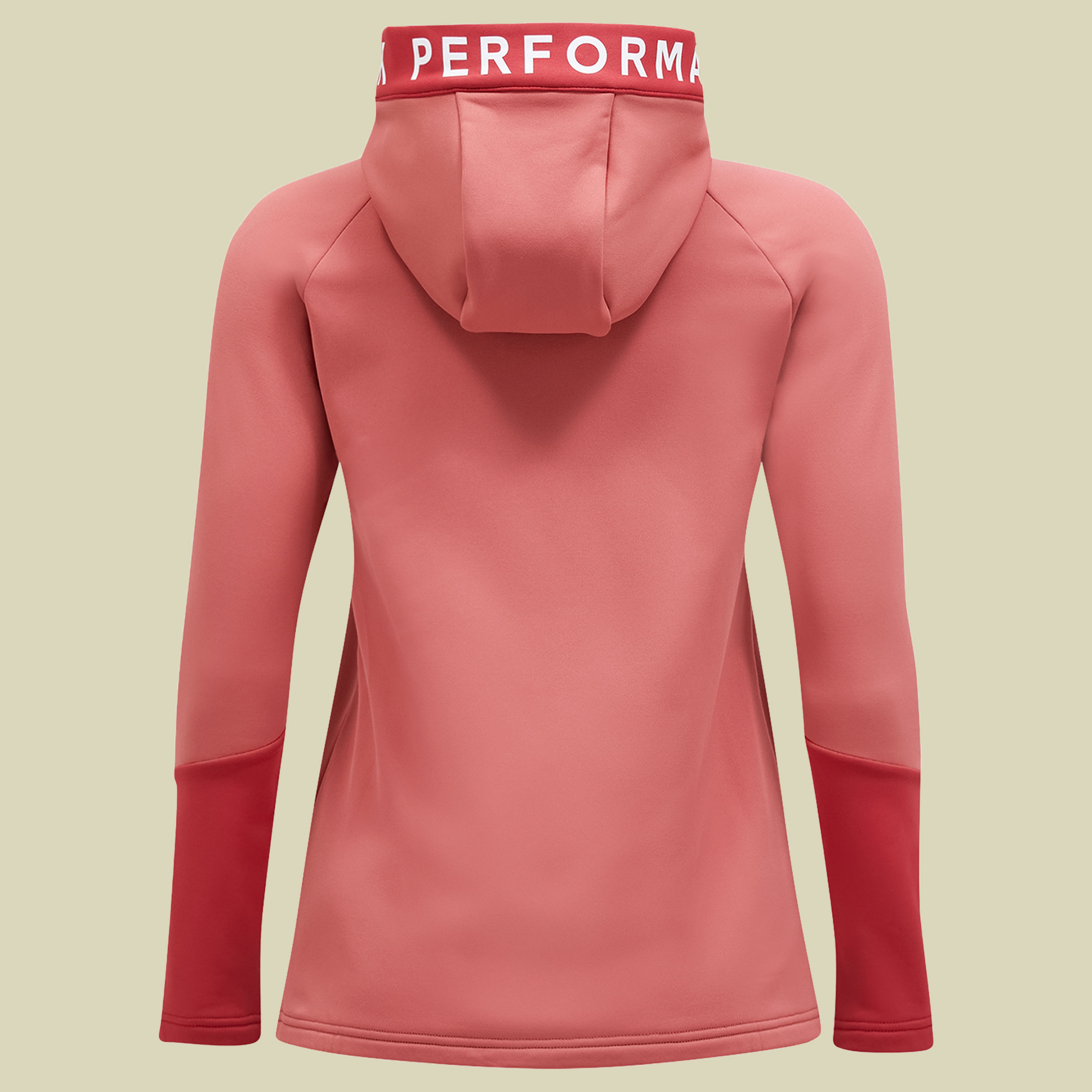 Rider Tech Zip Hood Women L rosa -trek pink-softer red 