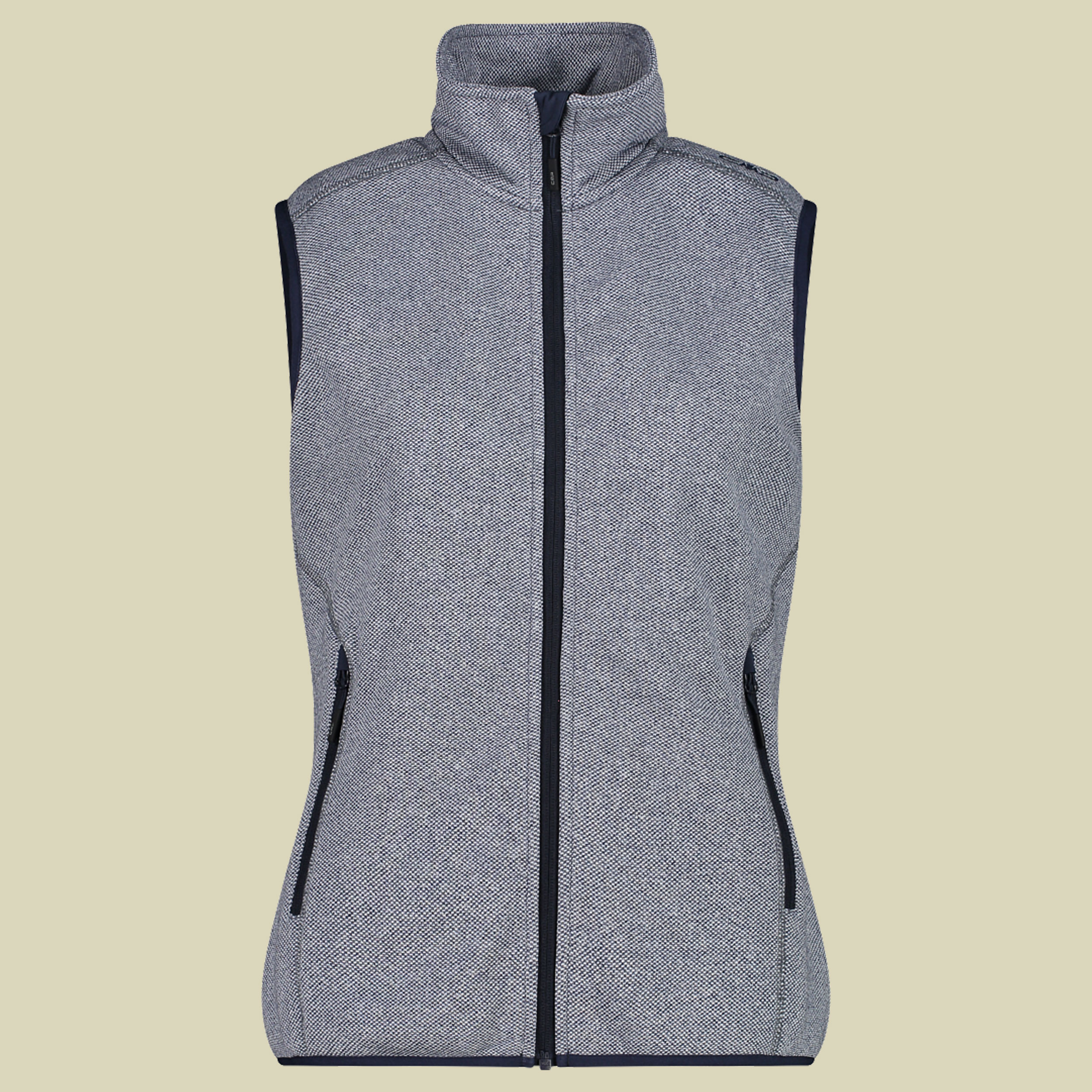 Woman Knit-Tech-Fleece Vest 3H55766 Größe 42 Farbe 14NP b.blue-bianco