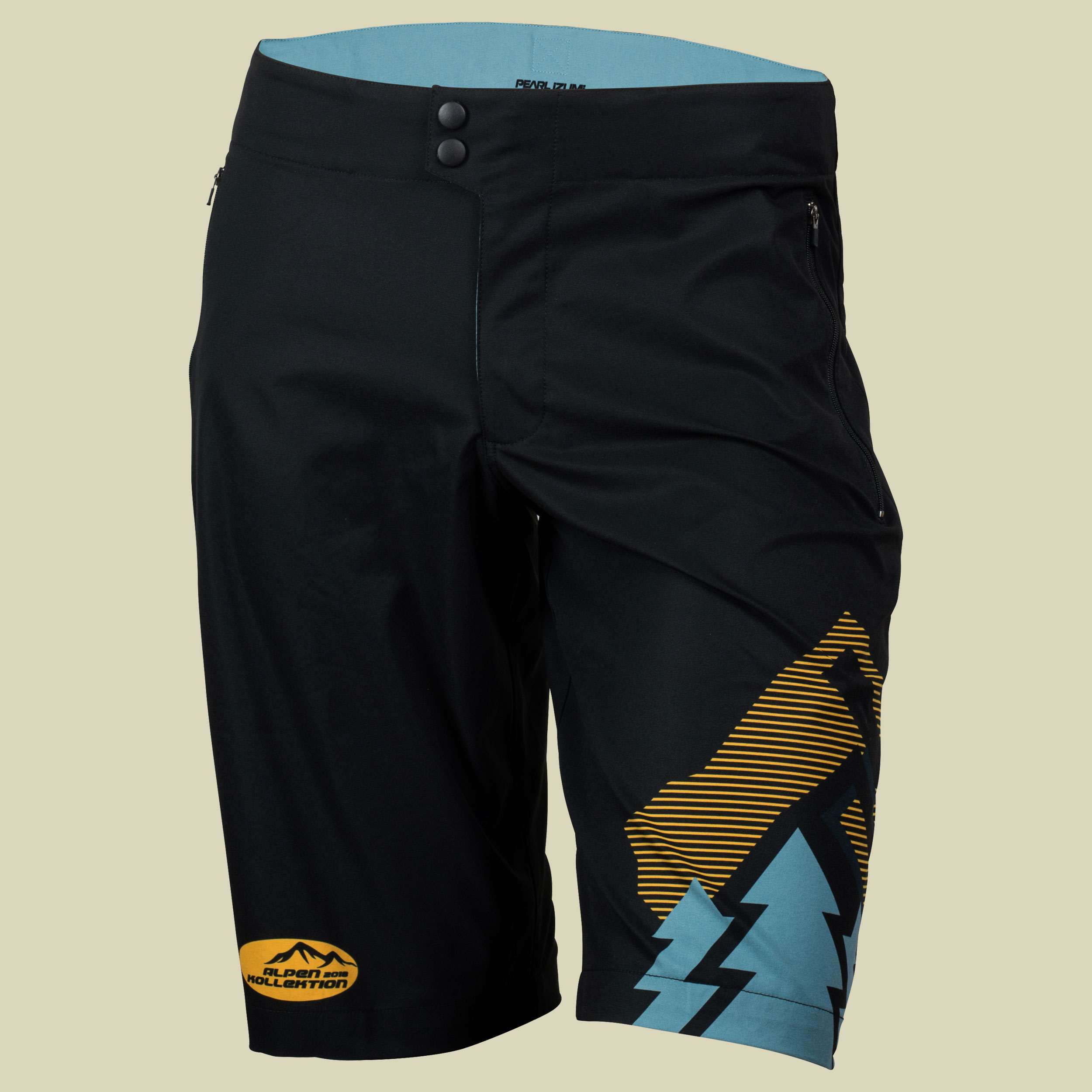 MTB LTD Short Men Größe L Farbe mountain trees arctic/yellow curry