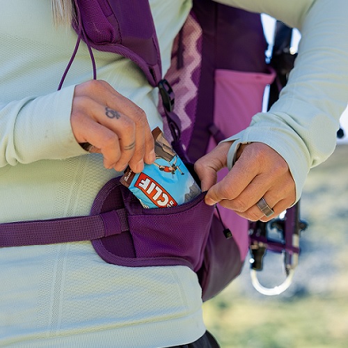 deuter Speed Lite Pro Rucksack in der Detailansicht - Tasche an Hüftflosse