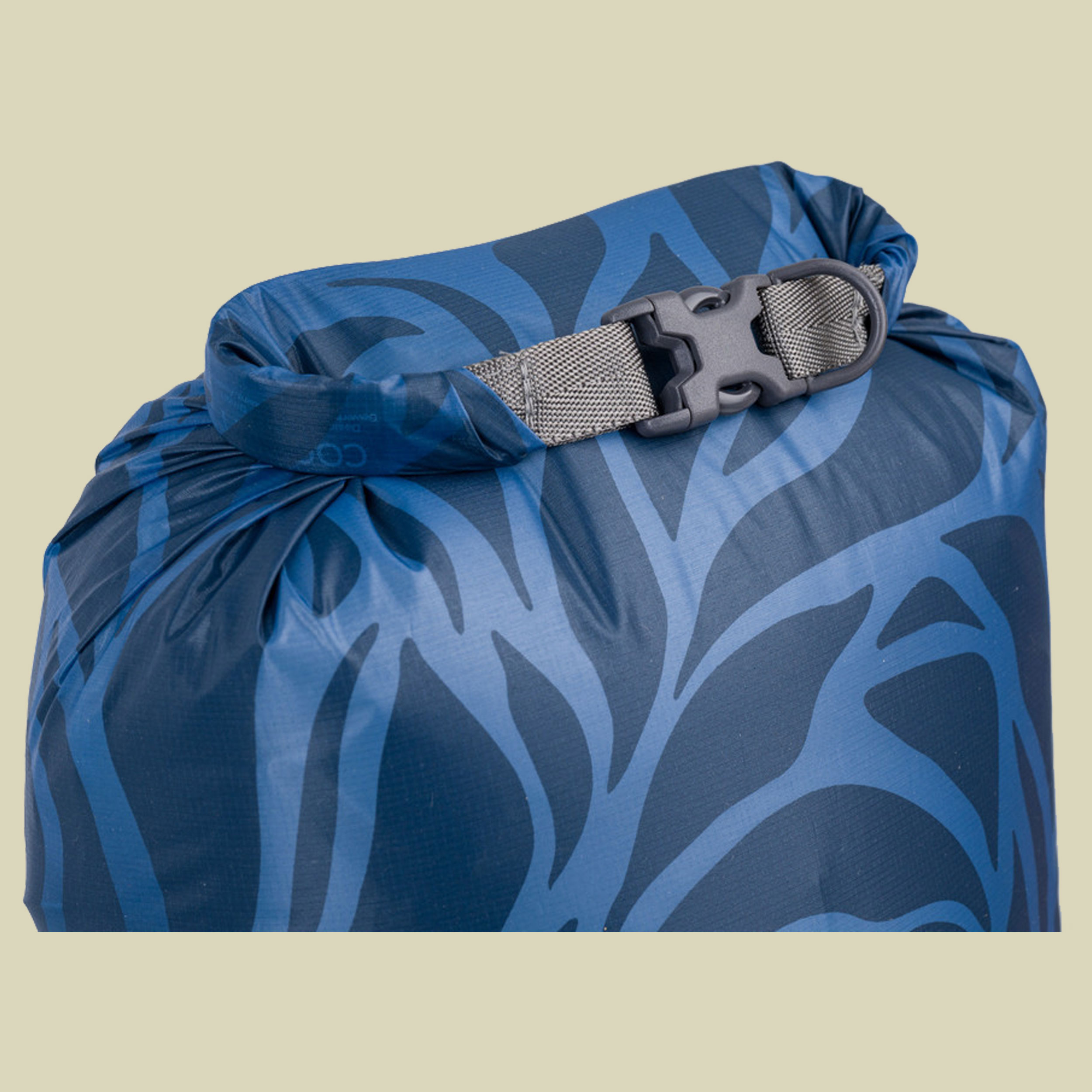 Drybag Hyperlight 3L blau - blue leaves