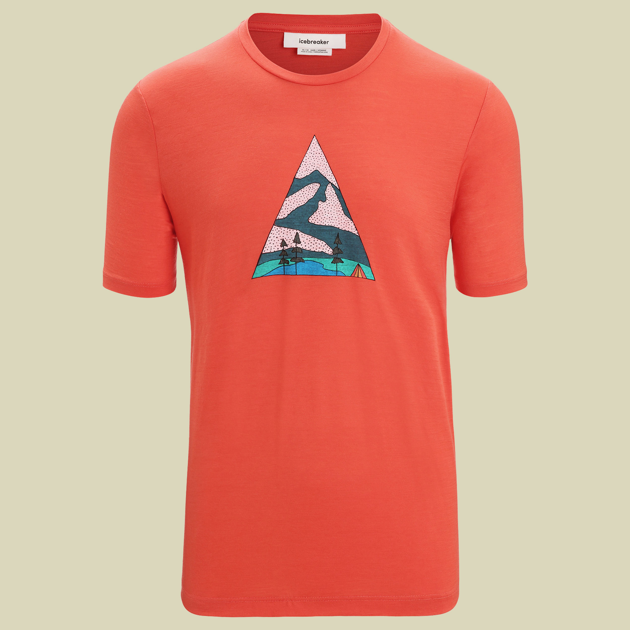 Tech Lite II SS Tee Men Motiv Größe L  Farbe camp grounds-vibrant earth