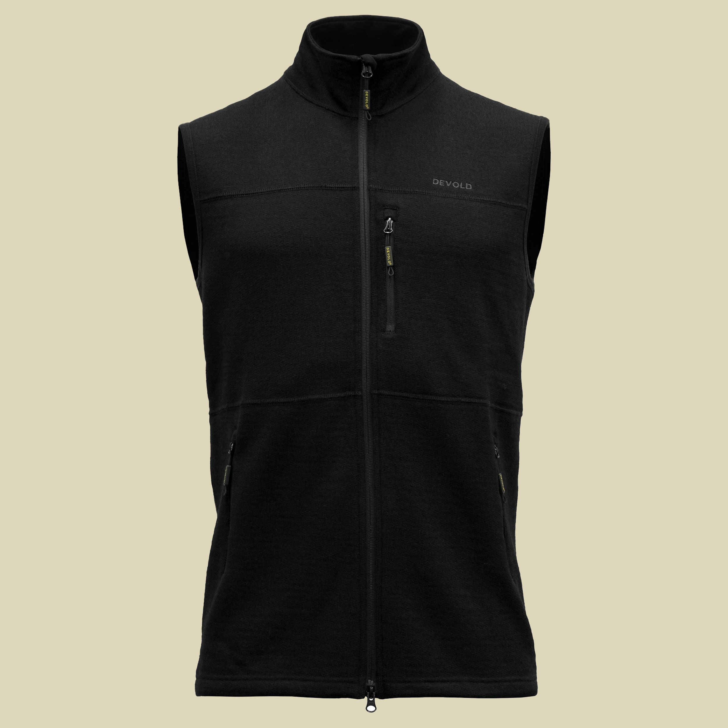 Thermo Wool Vest Man Größe L  Farbe caviar