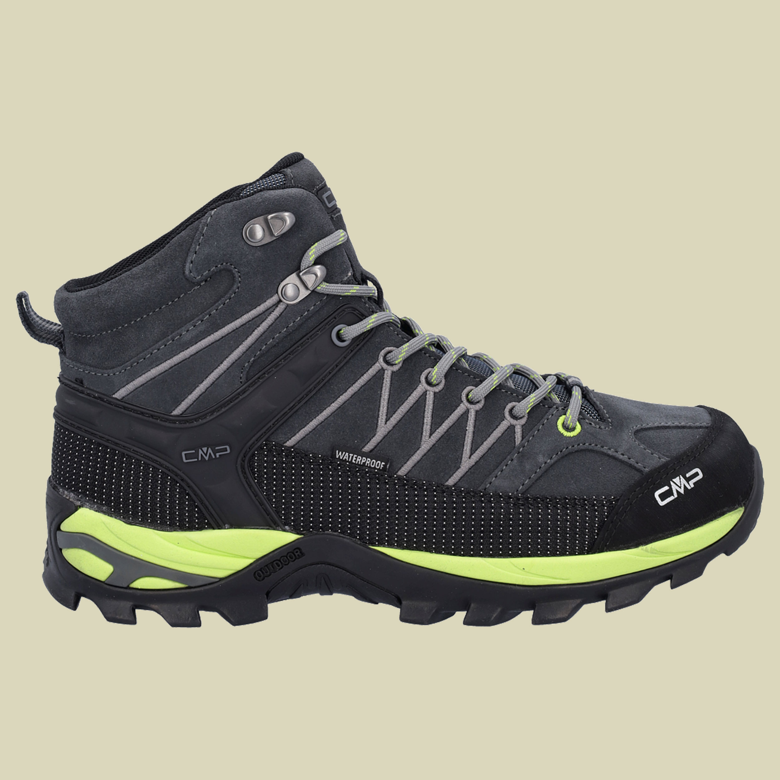 Rigel Mid Trekking Shoes WP Men Größe 45 Farbe 72UN anthracite-limegreen