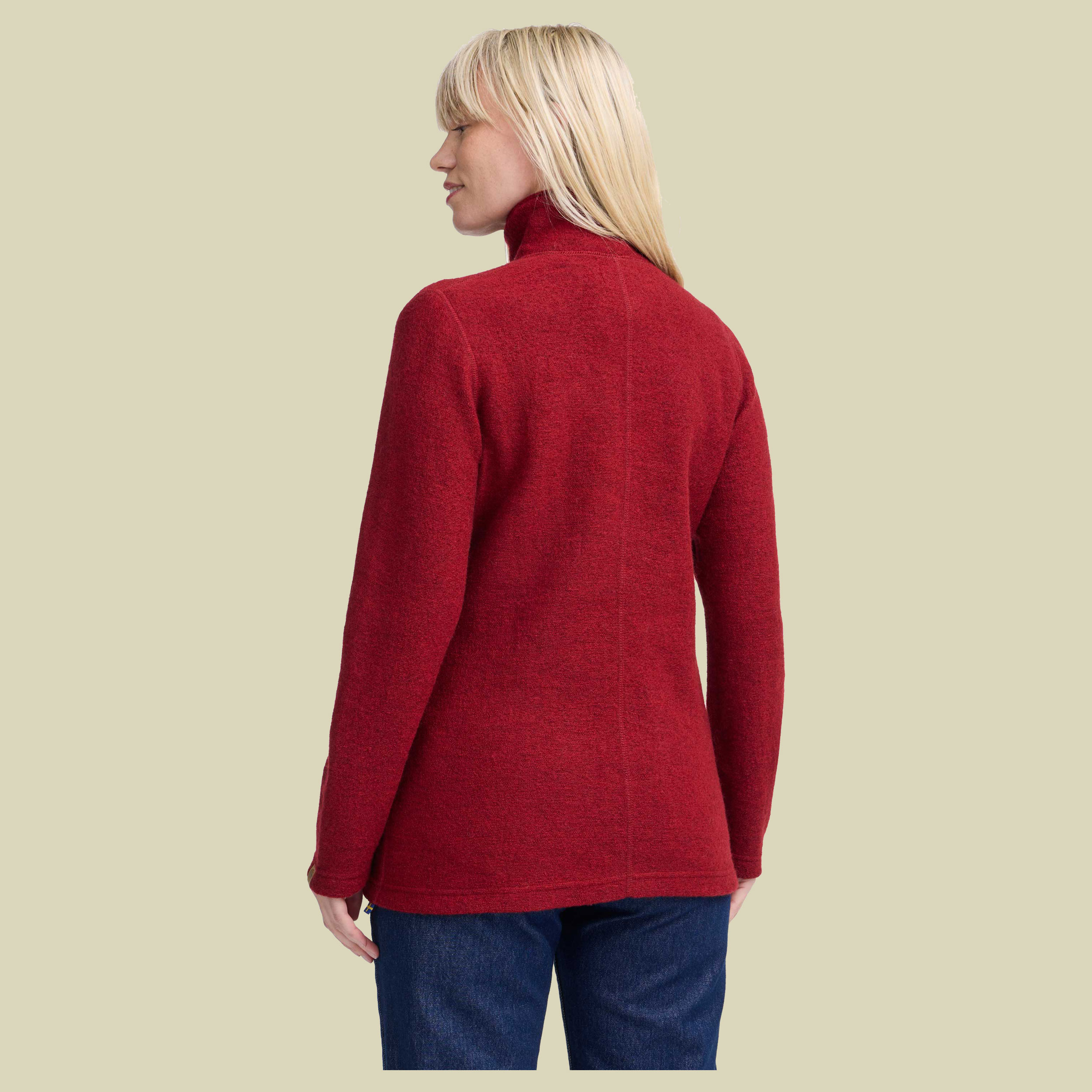 Beata Full Zip Women deep red 36