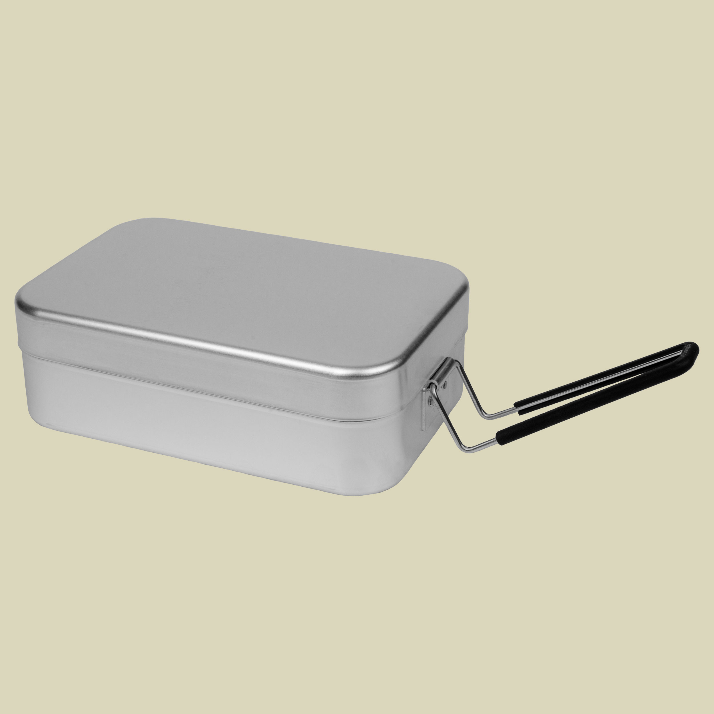 Trangia Mess Tin Brotdose groß mit Griff (500209) Größe 200 x 130 x 70 mm Farbe aluminium