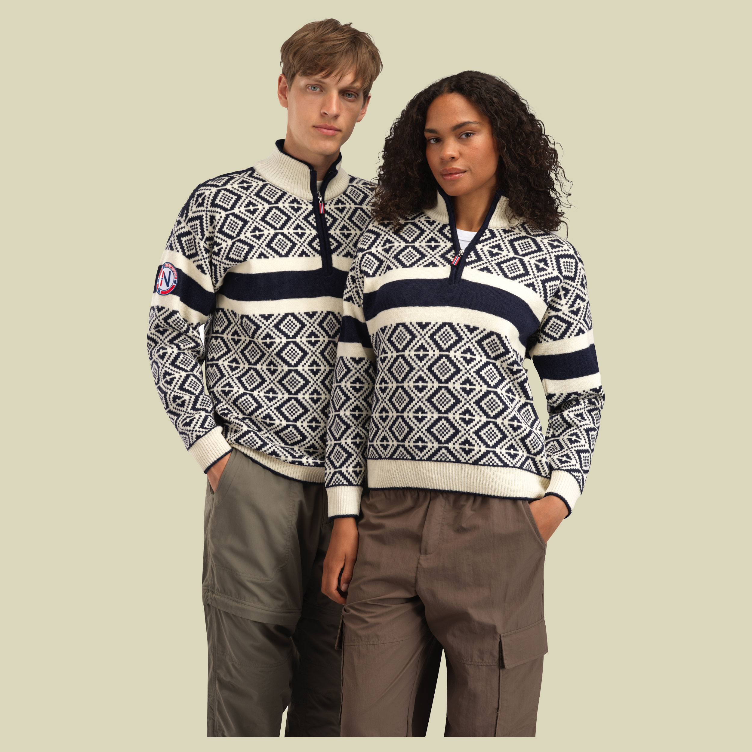 Cortina 2026 Sweater Men XL blau - navy/off white
