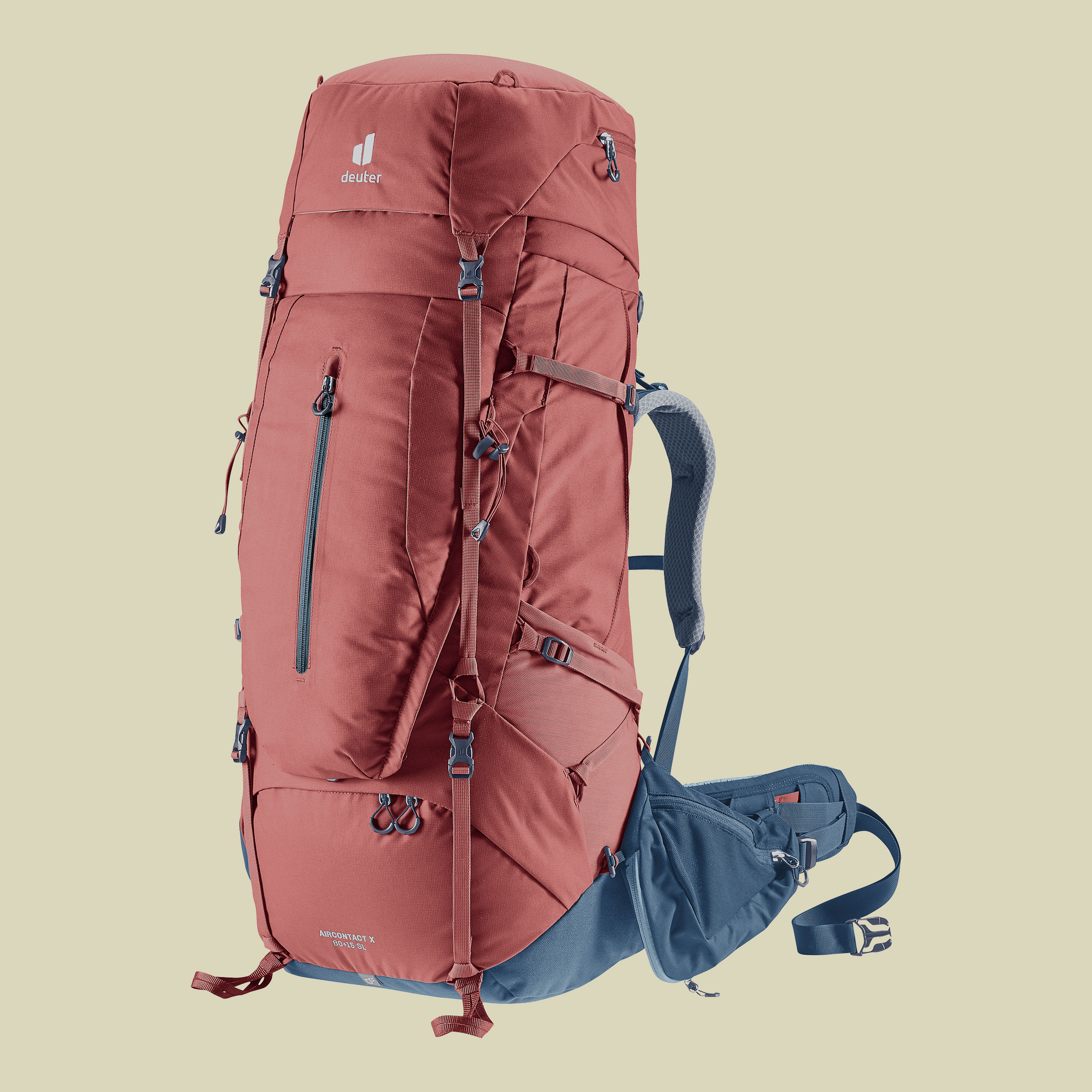 Aircontact X 80+15 SL Volumen 80 L + 15 L Farbe redwood-ink