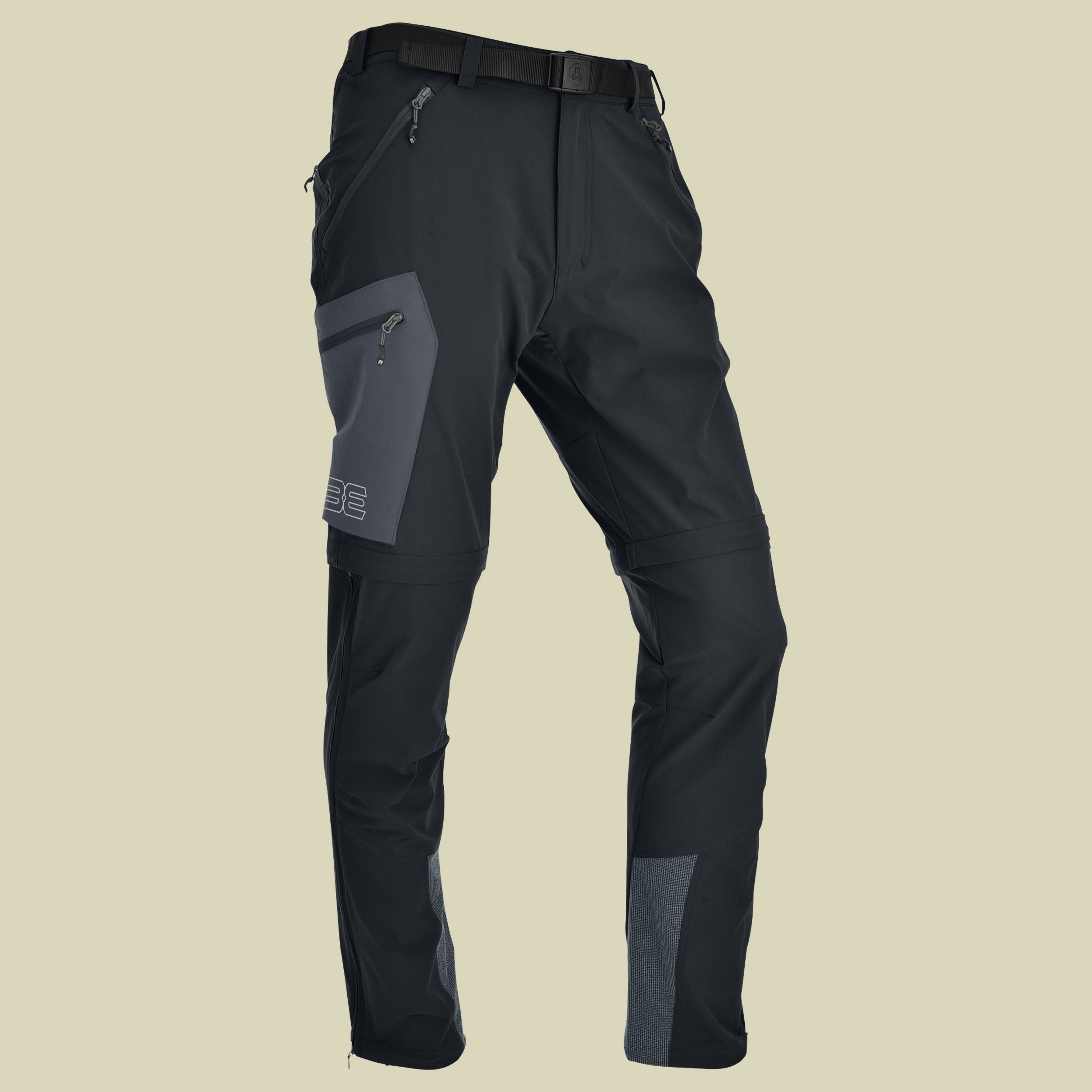 Eiger Alpin T-Zipp-off Men 48 schwarz - black/dark grey