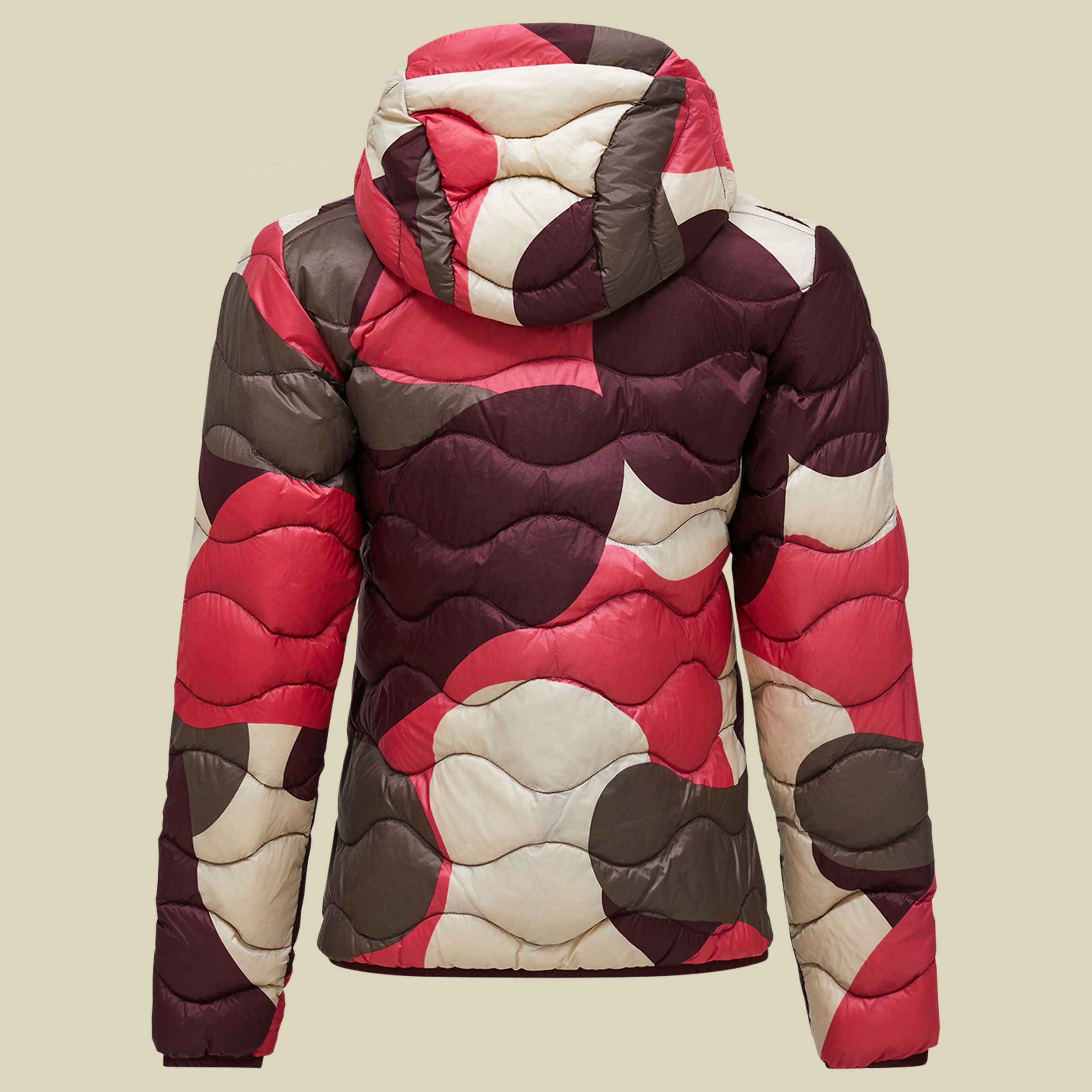 AOP Helium Down Hood Jacket Women XS mehrfarbig - snowbank