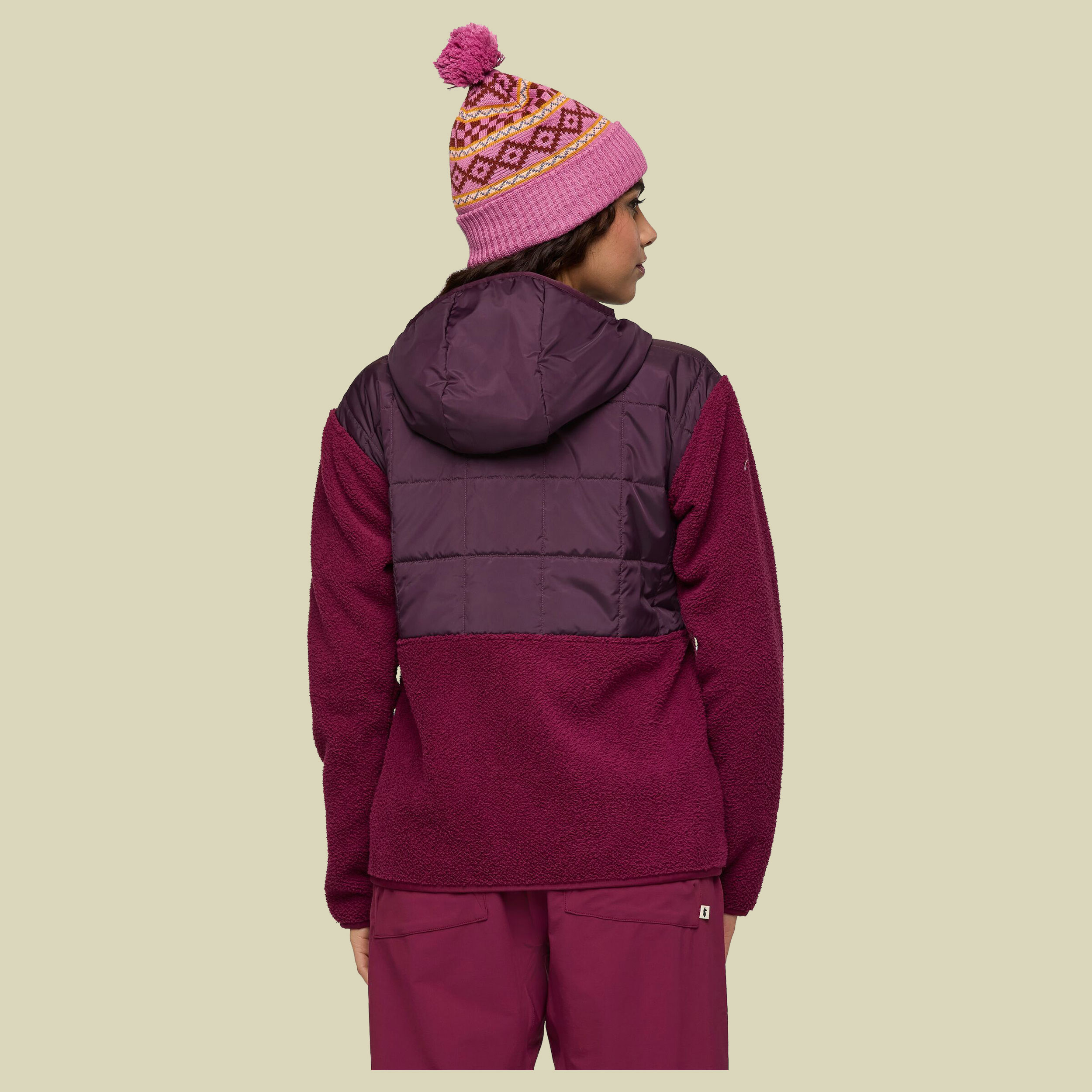 Trico Hybrid Hooded Jacket Women S lila -  blackberry and jam 