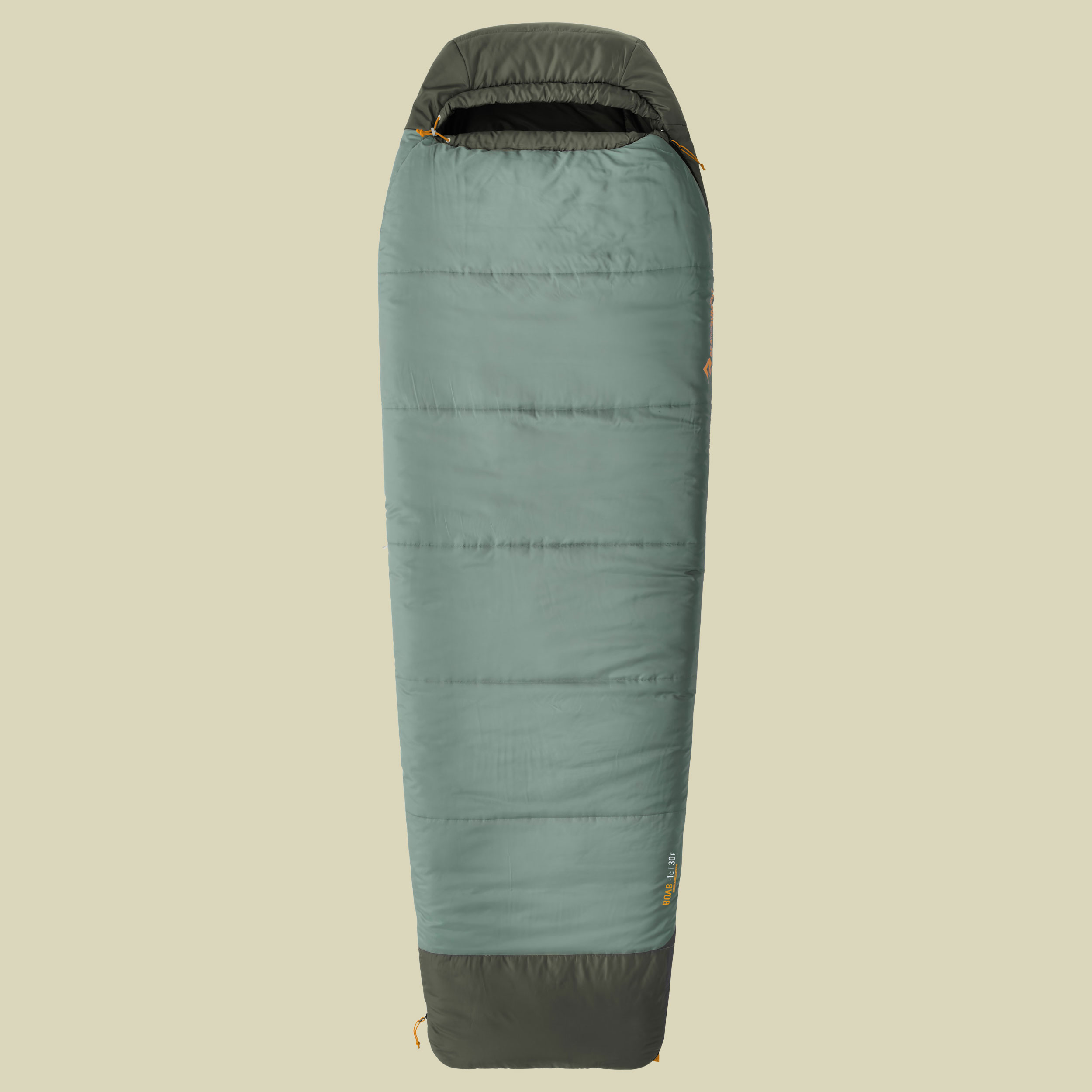 Boab Synthetic Sleeping Bag -9C links Regular Wide - Farbe laurel wreath