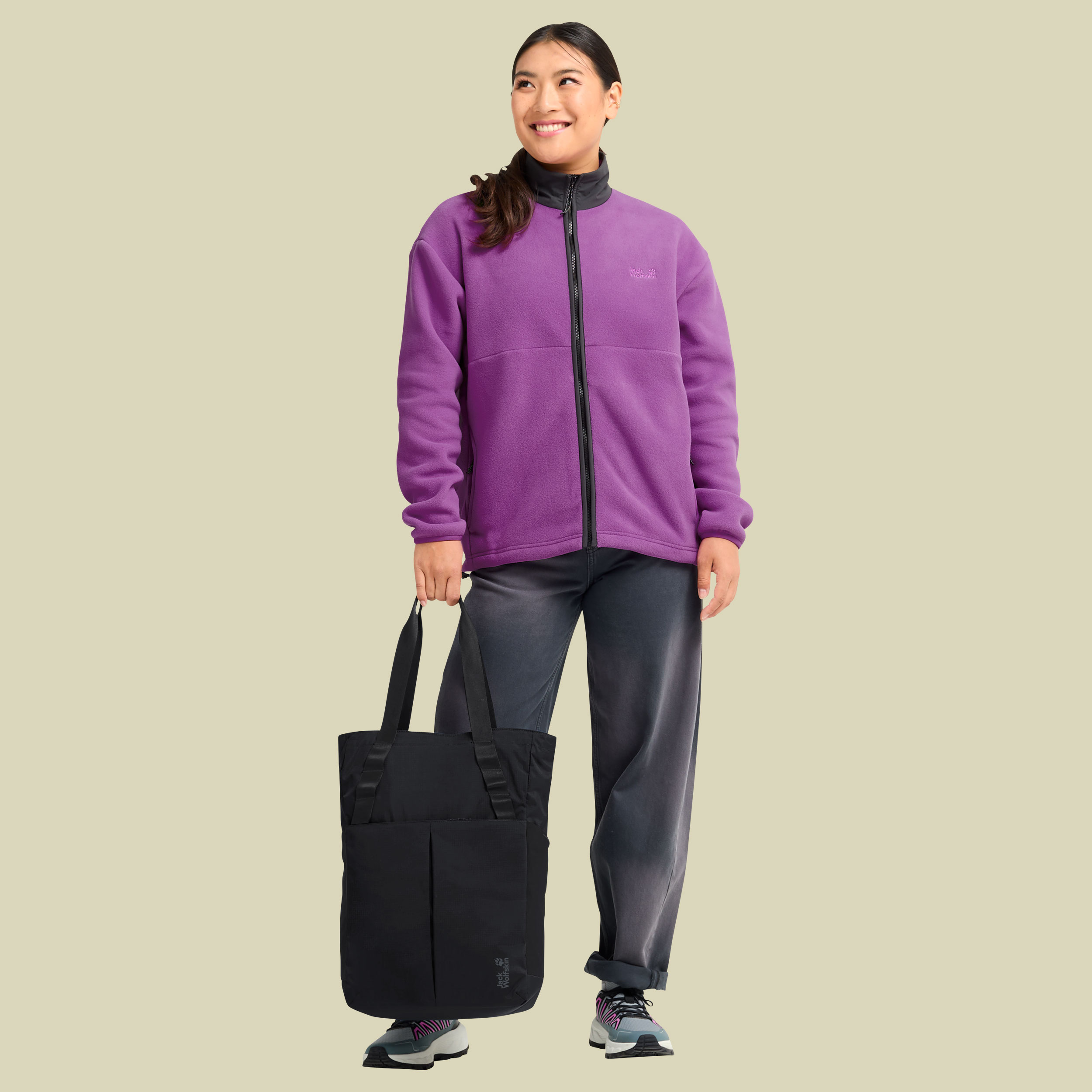 Zoya 2in1Tote 15 L schwarz - black