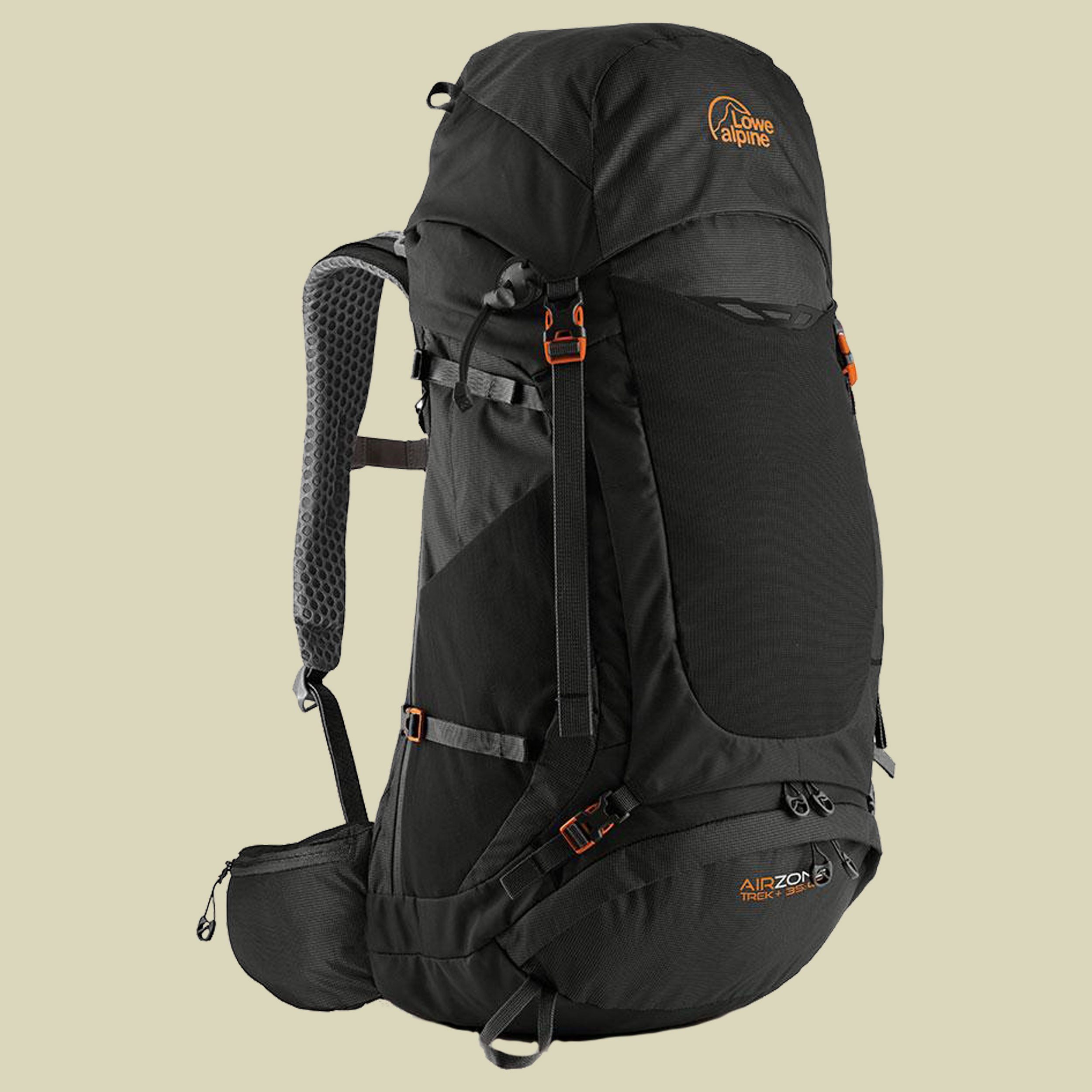 AirZone Trek+ 35:45 Volumen 35 L + 10 L Farbe black