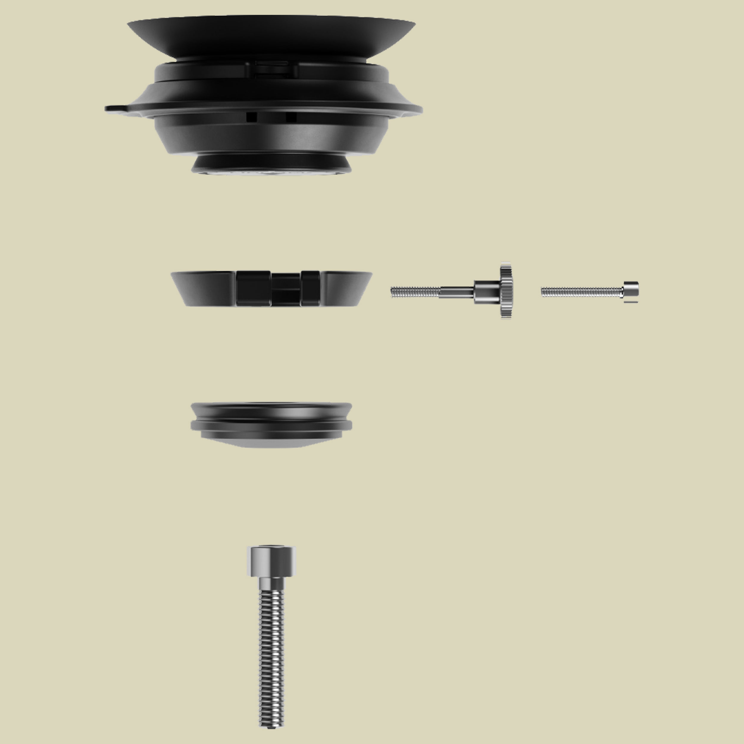Vacuum ahead cap base Smartphonehalterung