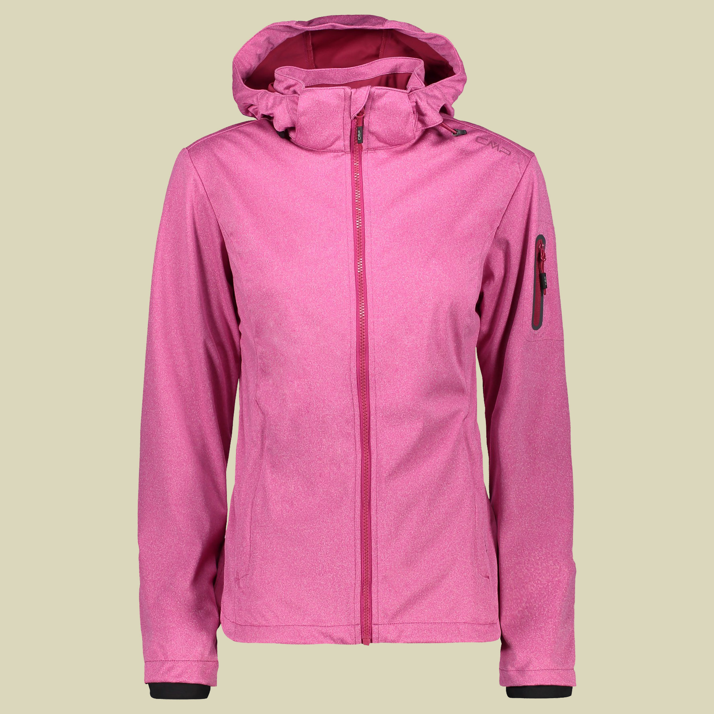 Woman Jacket Zip Hood Light Softshell M 39A5016M Größe 36 Farbe 06HC geraneo mel-karkade