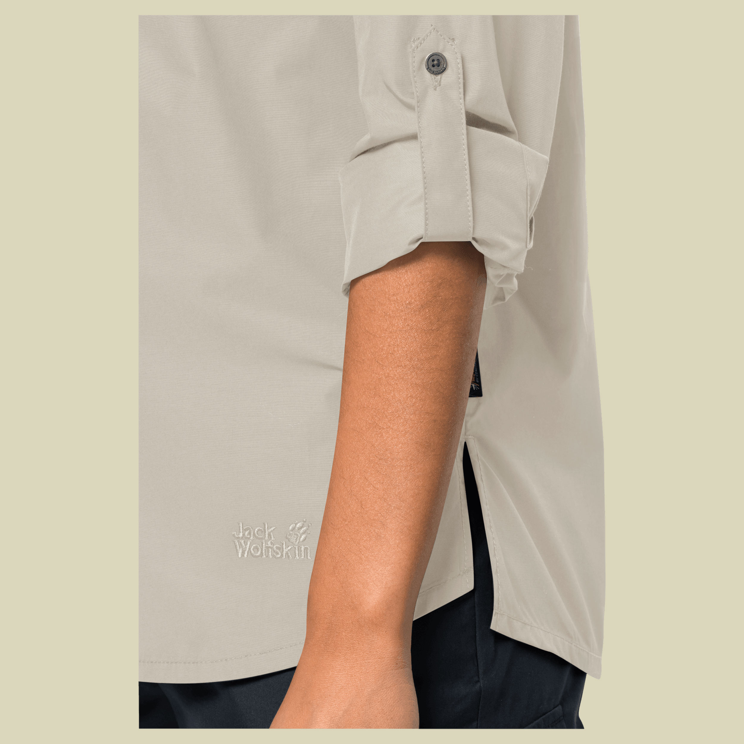 Lakeside Roll-Up Shirt Women Größe L  Farbe dusty grey