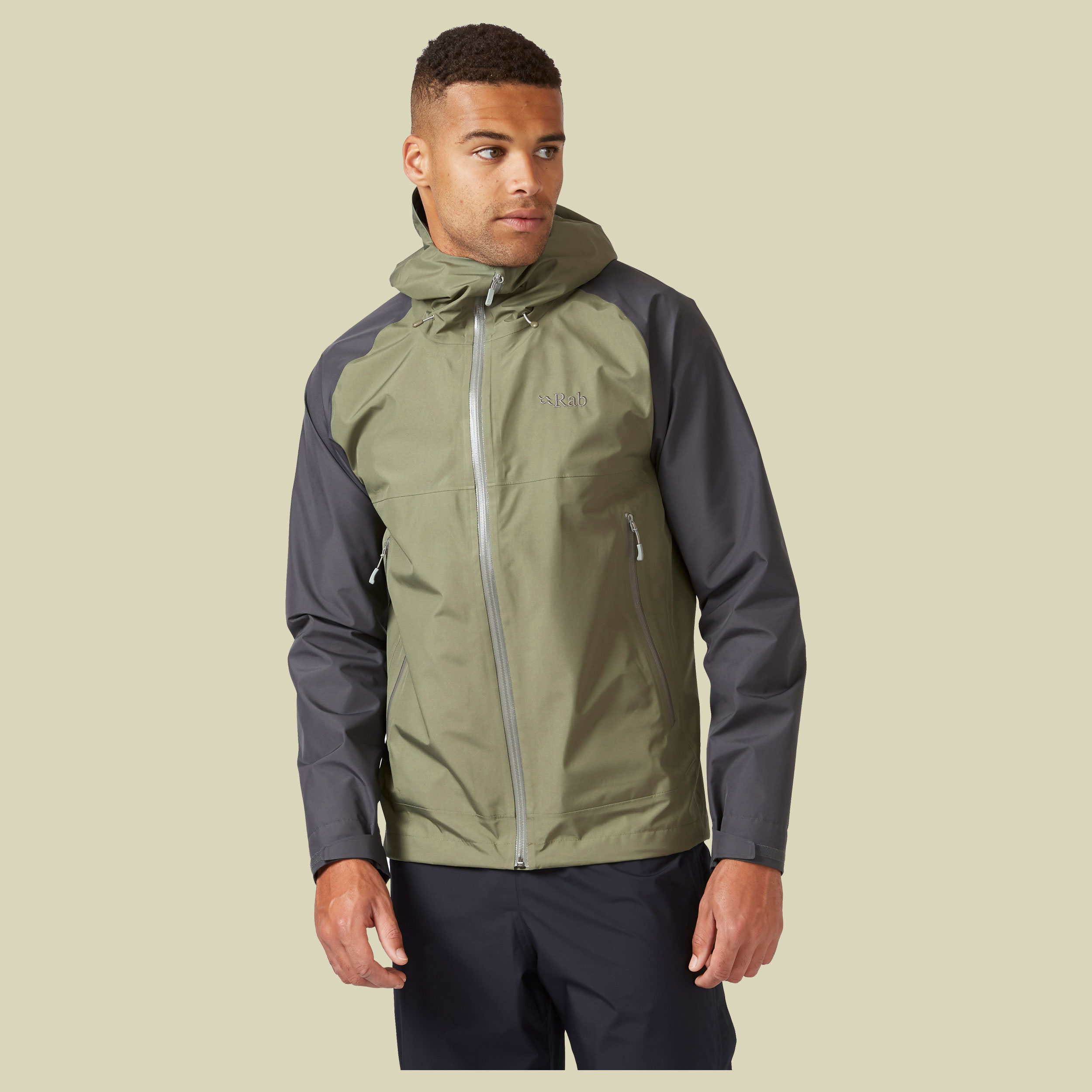 Namche Paclite Jacket Men Größe S Farbe graphene/light khaki