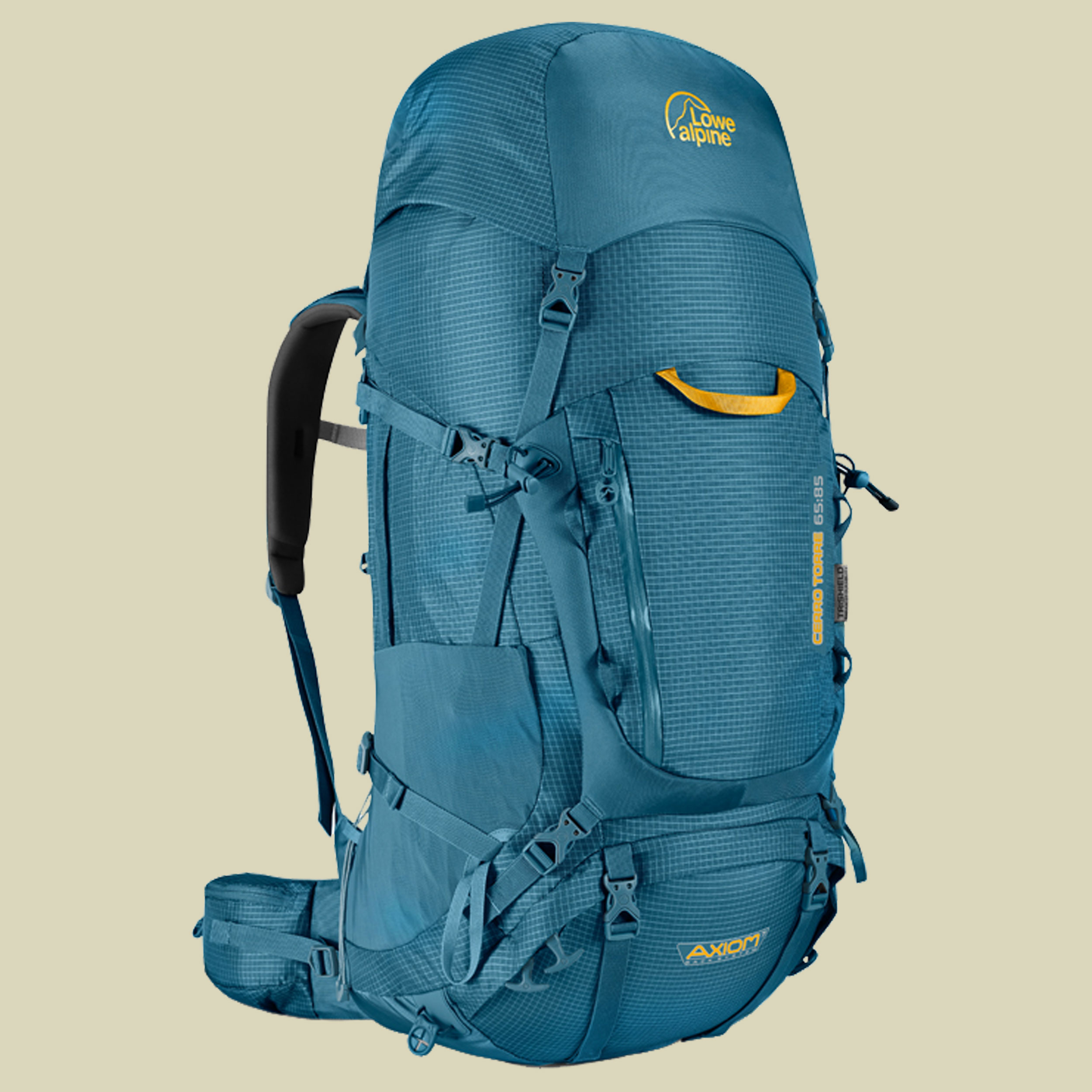 Cerro Torre 65:85 Volumen 65 L + 20 L Farbe bondi blue