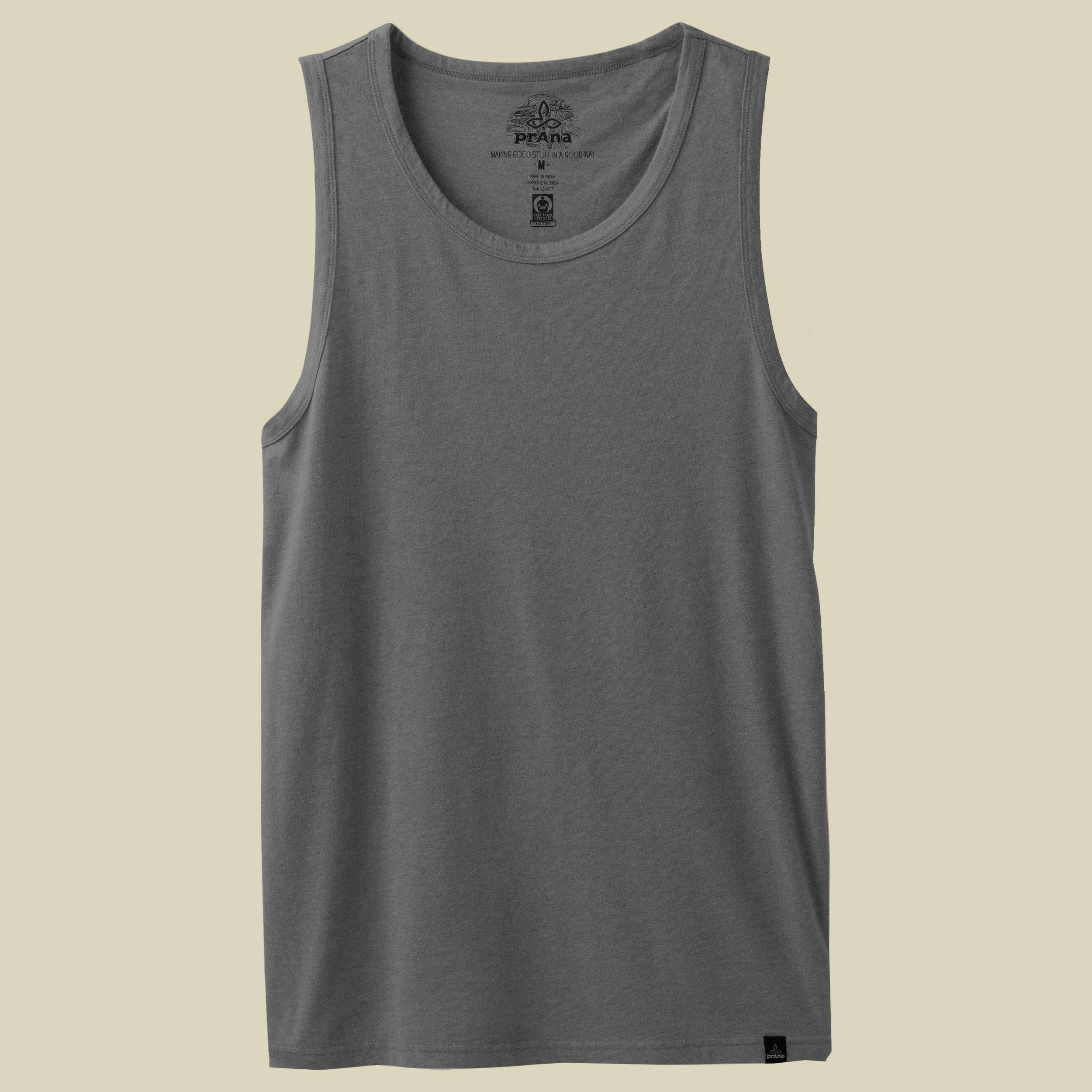prAna Tank Standard Men Größe L  Farbe charcoal heather