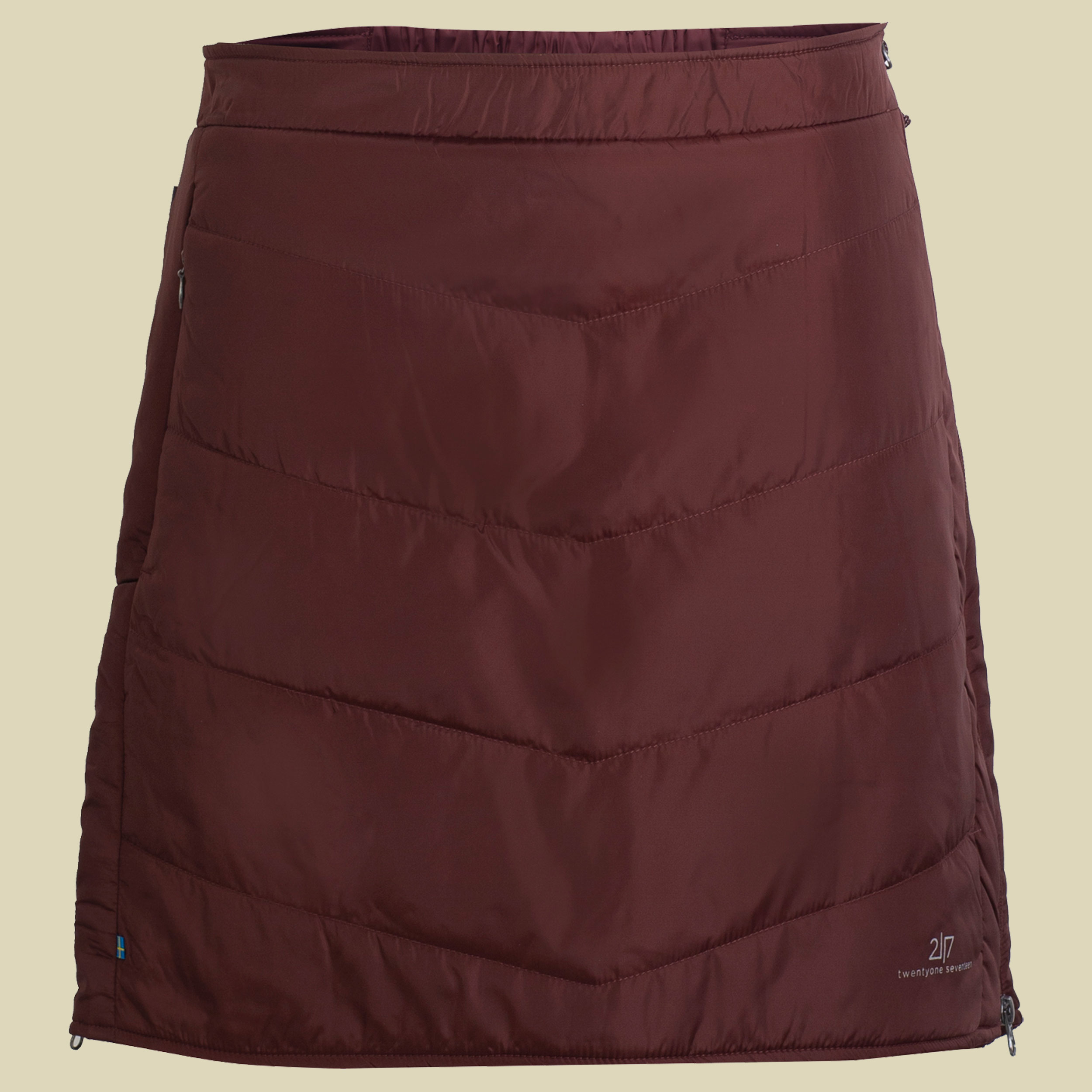 Klinga light padded short skirt Women Größe M  Farbe rum raisin