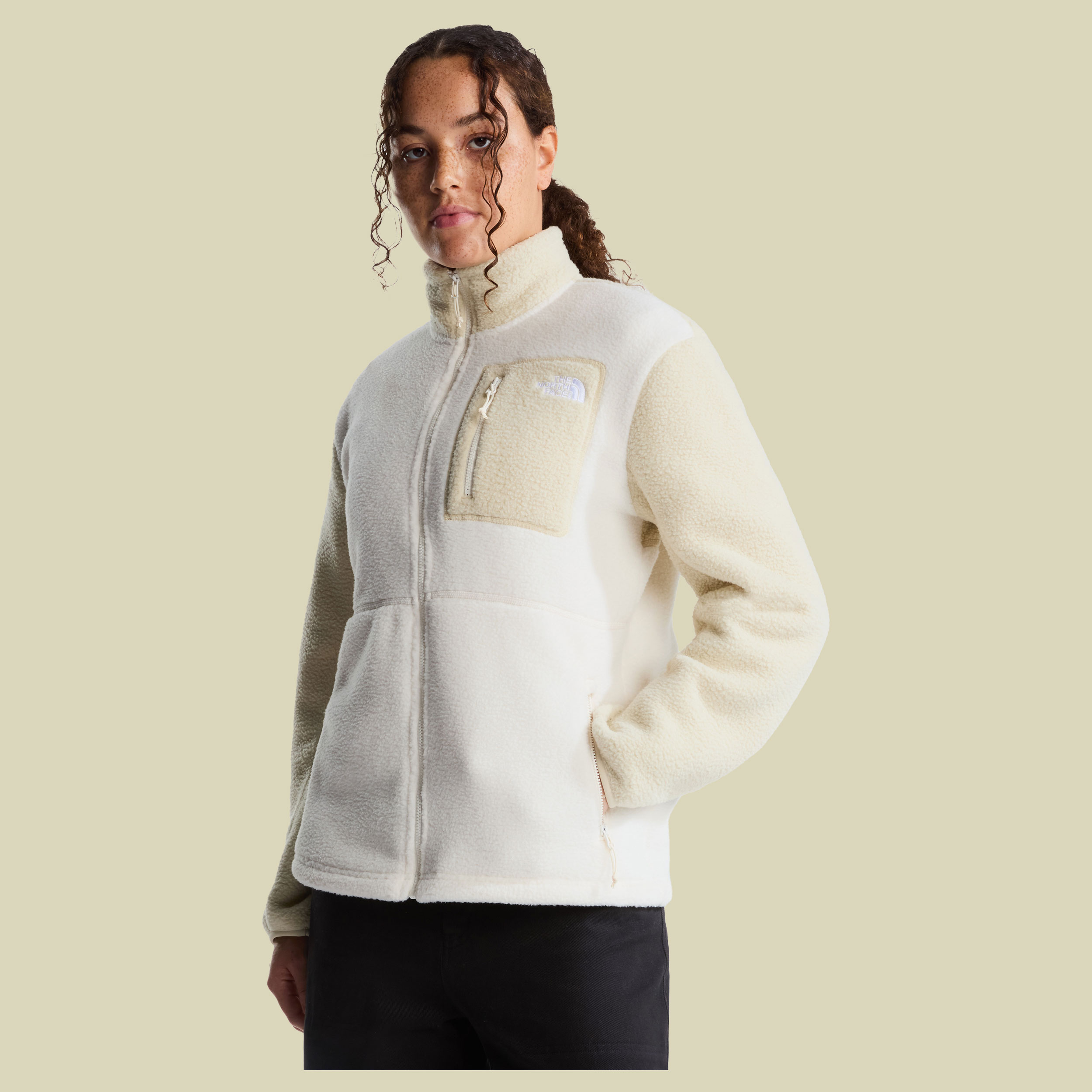 Yumiori Full Zip Women XS beige - white dune/desert stone