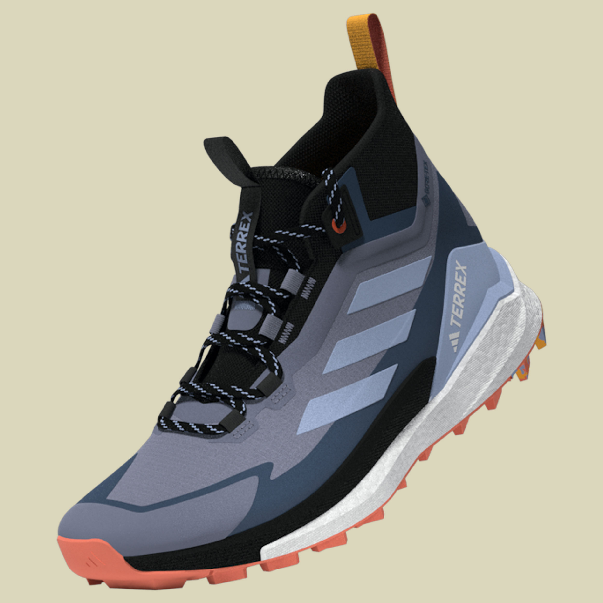 Terrex Free Hiker 2 GTX Women Größe UK 7,5  Farbe silver violet/blue dawn/core black