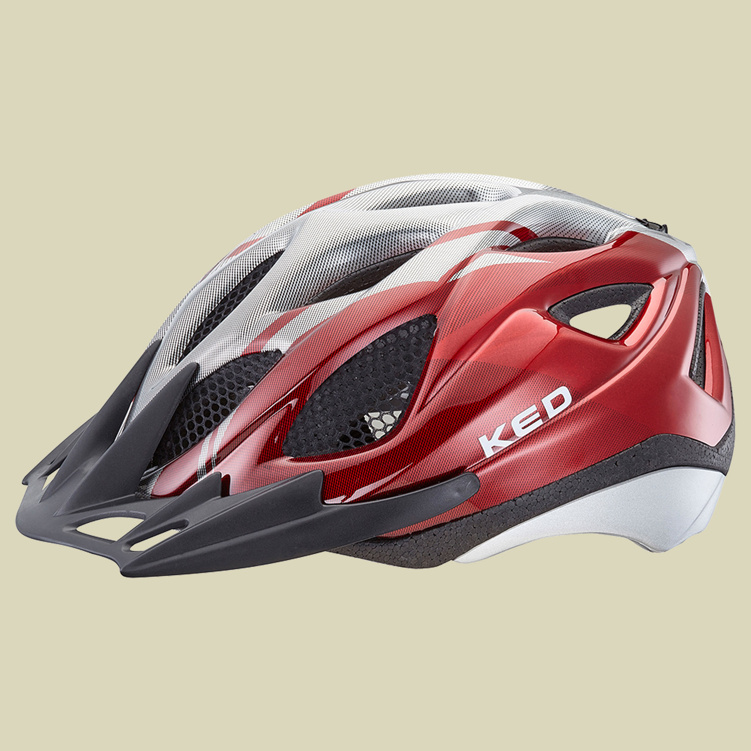 Tronus Kopfumfang L 57-63 Farbe red silver