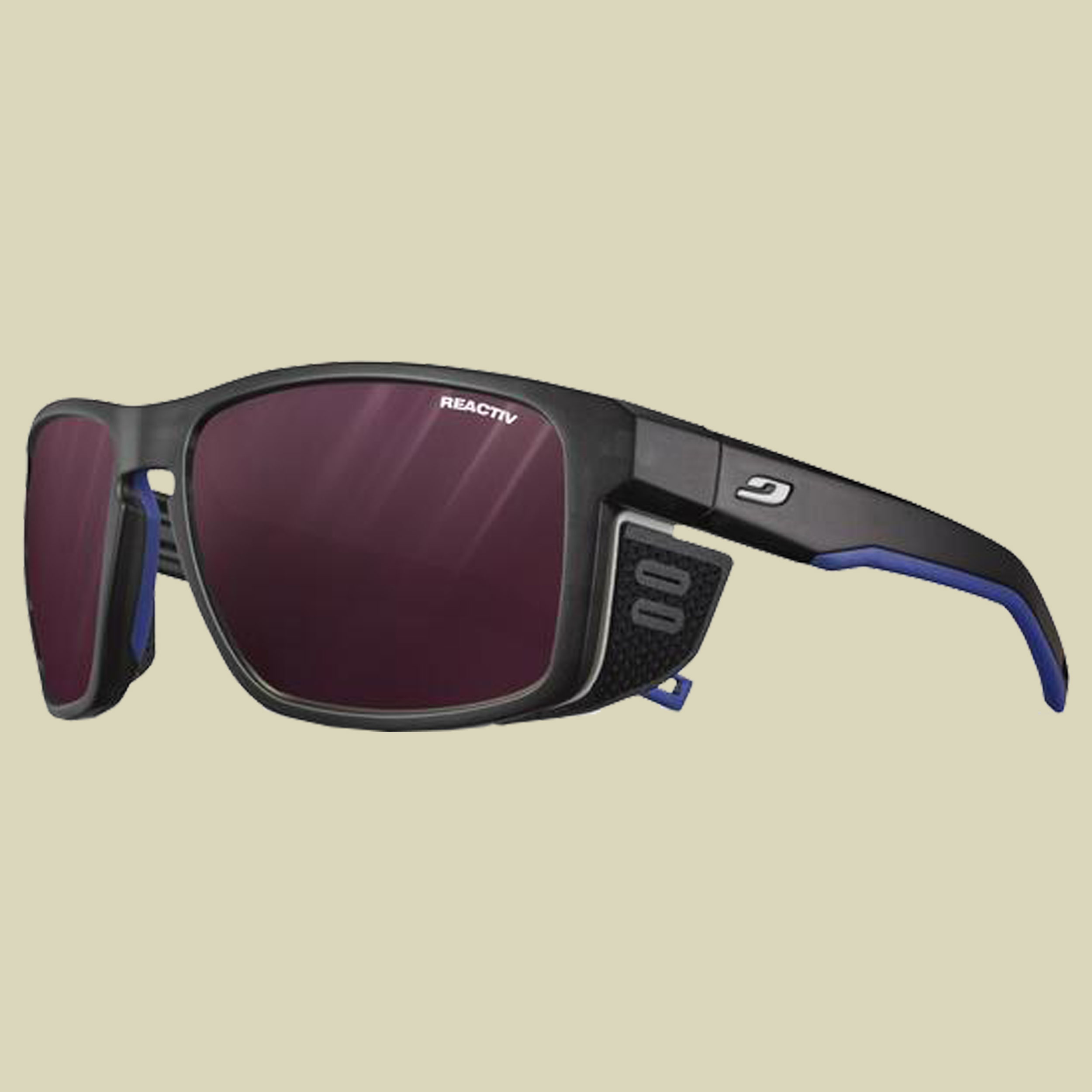 Shield Reactiv 0-4 High Contrast Farbe schwarz durchscheinend / blau / weiß