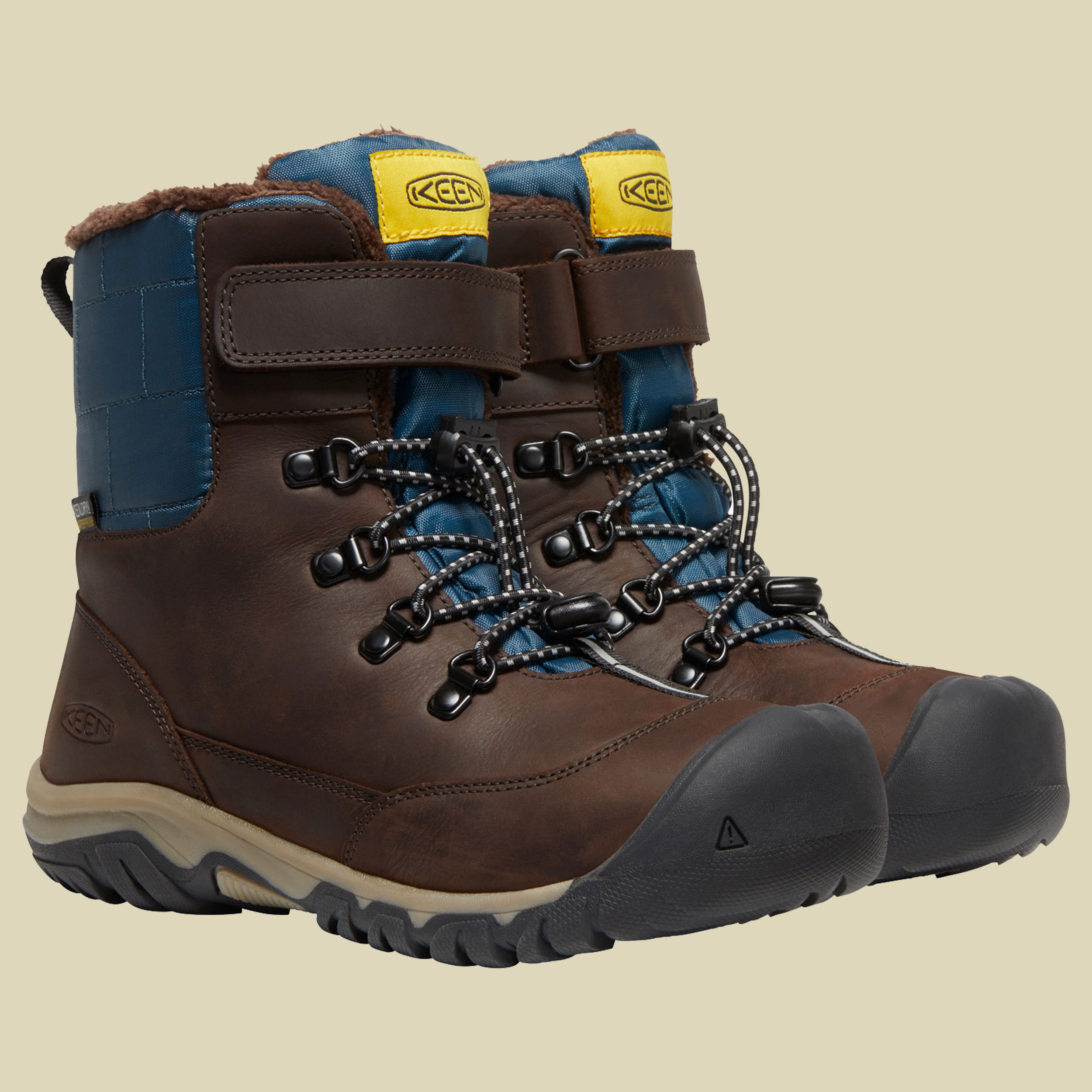 GRETA Boot WP Kids Größe 35 Farbe coffee bean/blue wing teal