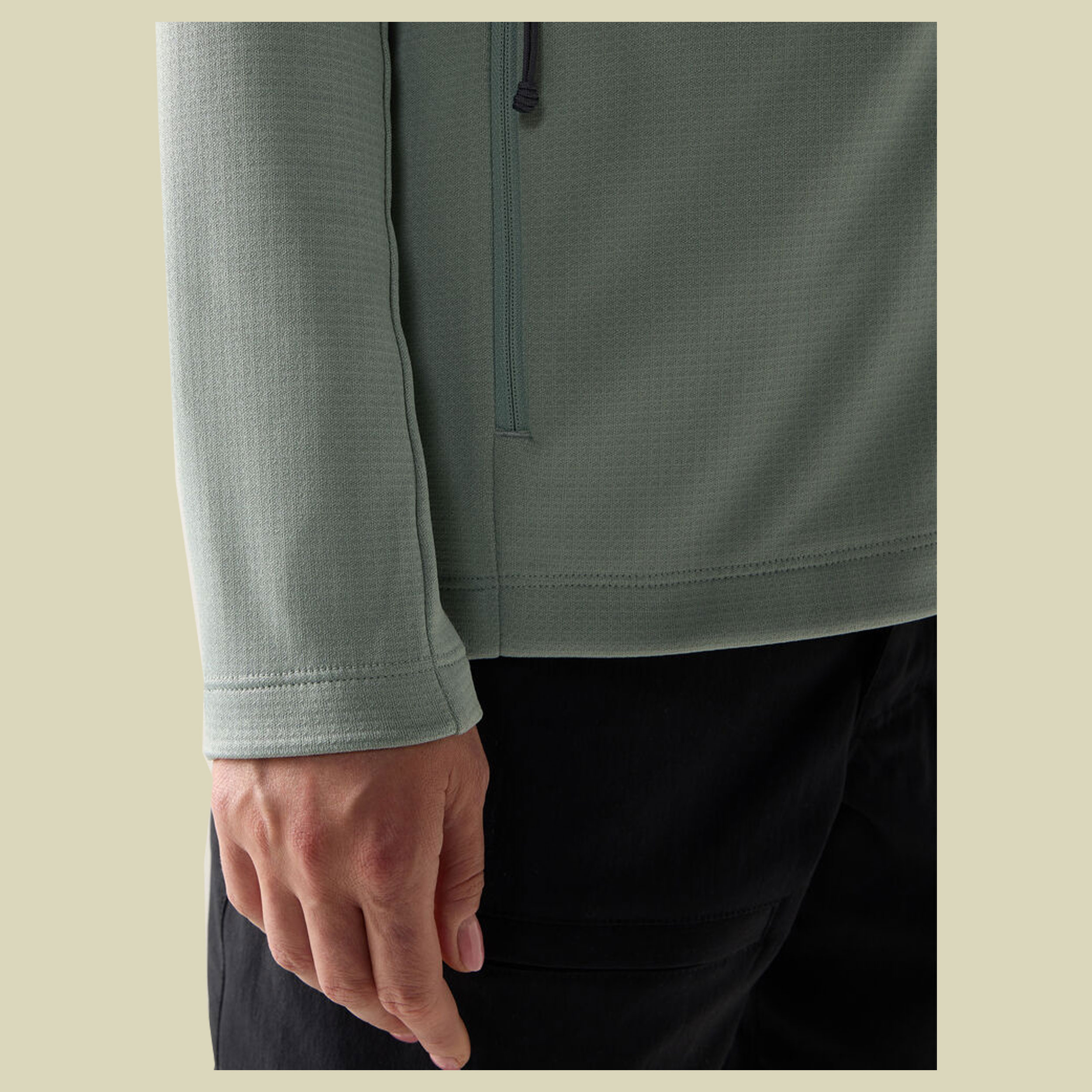 Korp Mid Hood Women XL grün - dew green