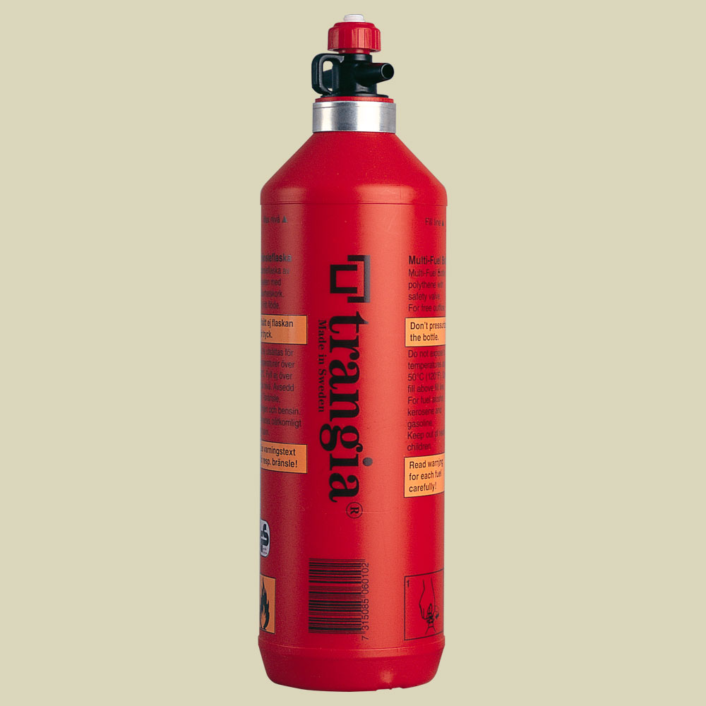 Flüssigbrennstoff-Sicherheitstankflasche 1,0l rot 1.0 L mit Verschluss Farbe: rot