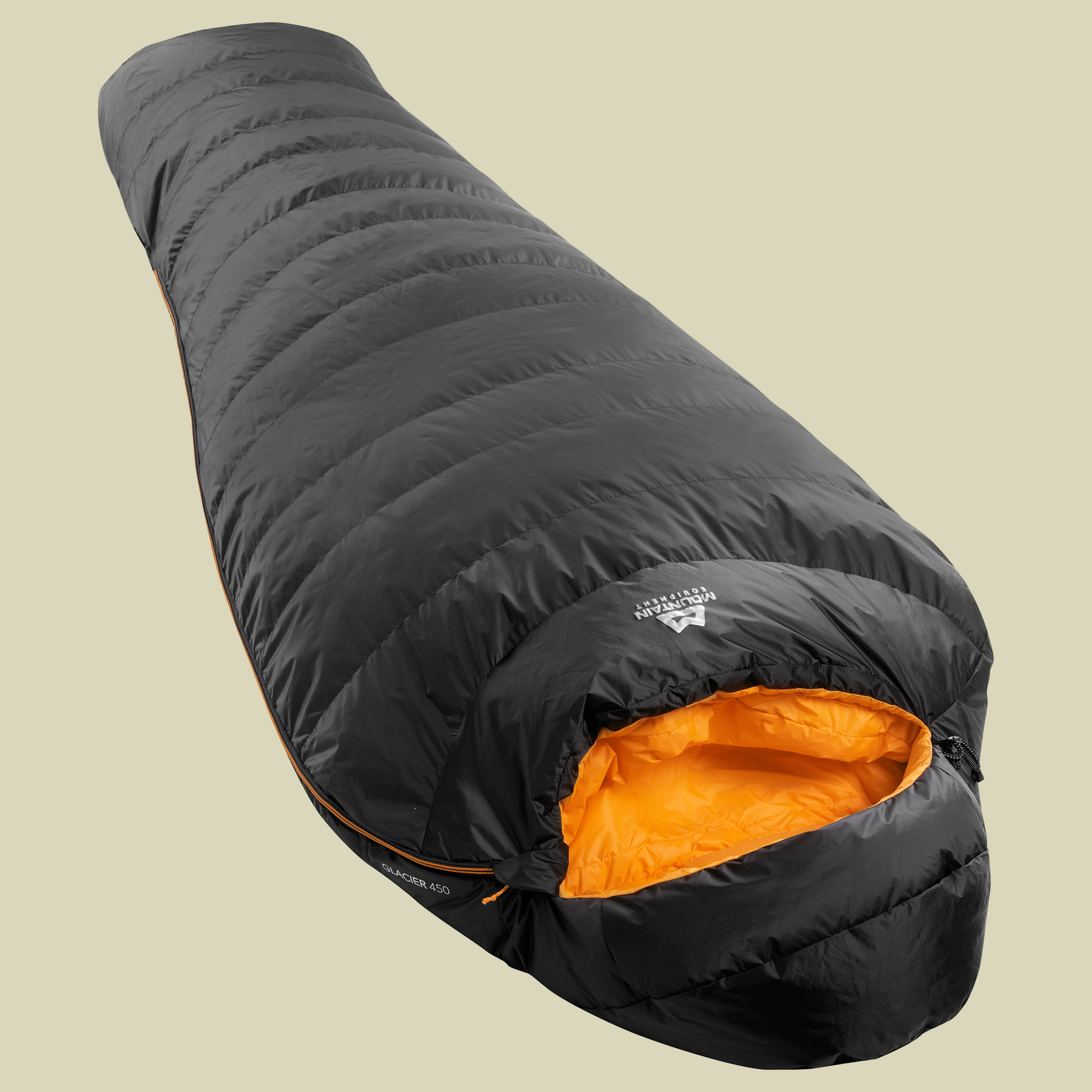 Glacier 450 bis Körpergröße 200 cm (L) Farbe obsidian, Reißverschluss links