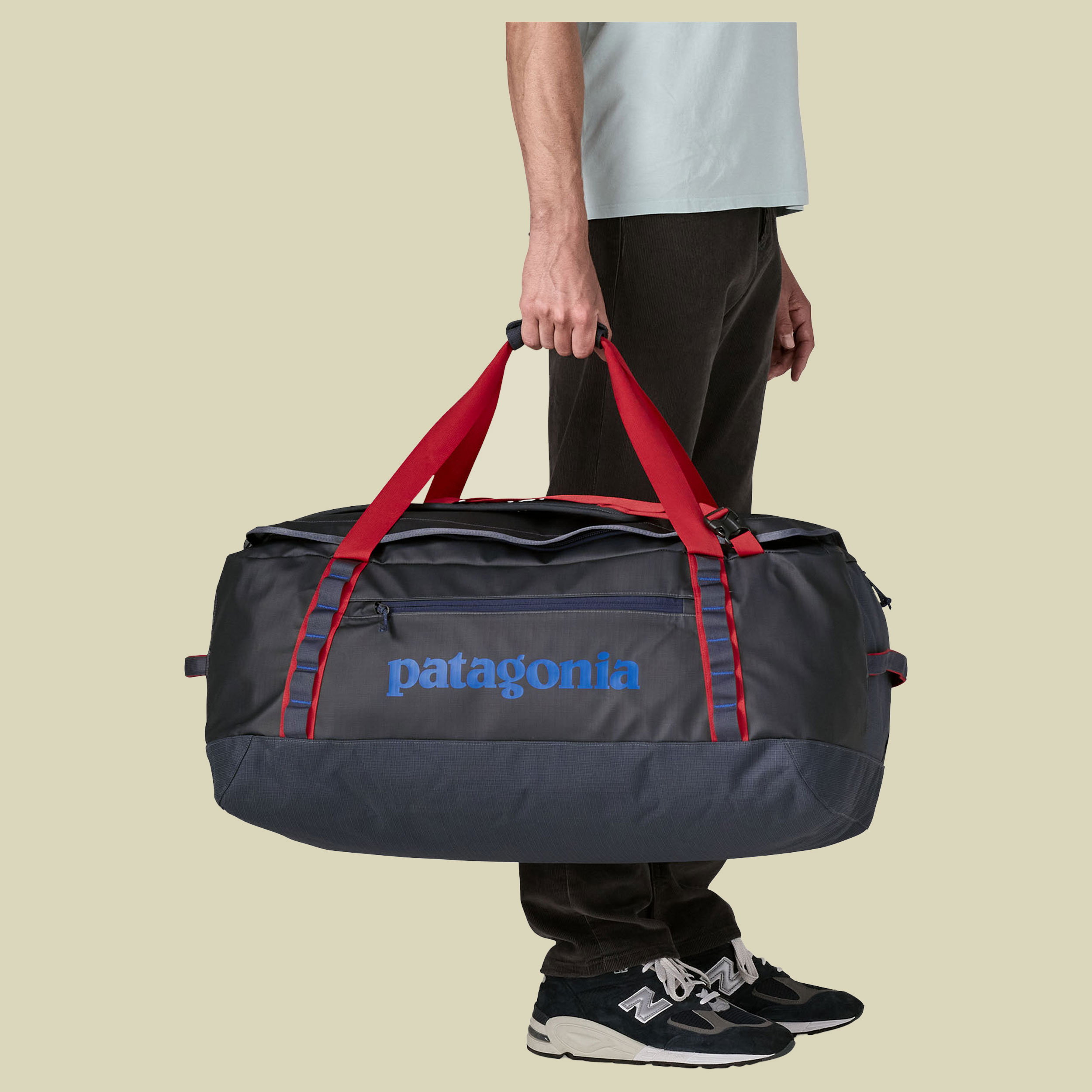 Black Hole Duffel 70L 70L blau - smolder blue w/amanita red