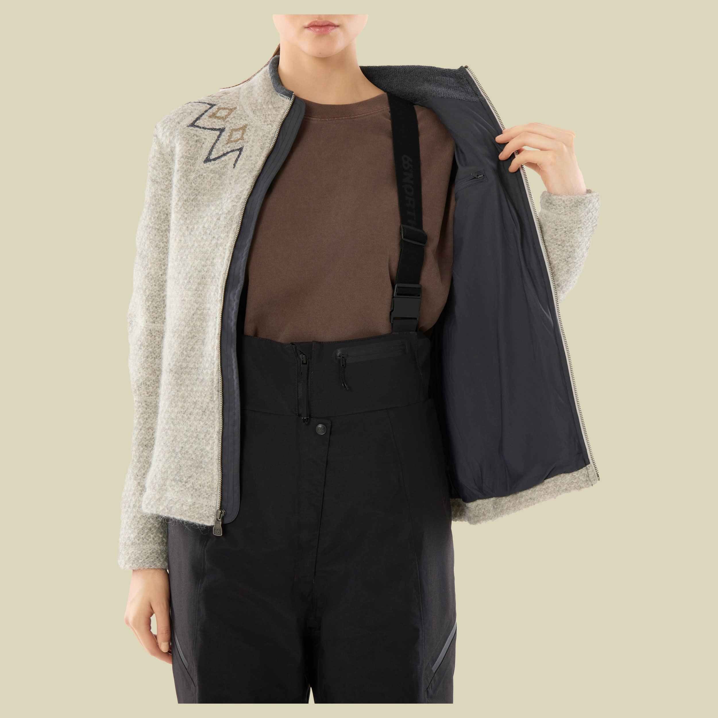 Kaldi Women´s Gore Infinium Jacket S grau - snow cloud