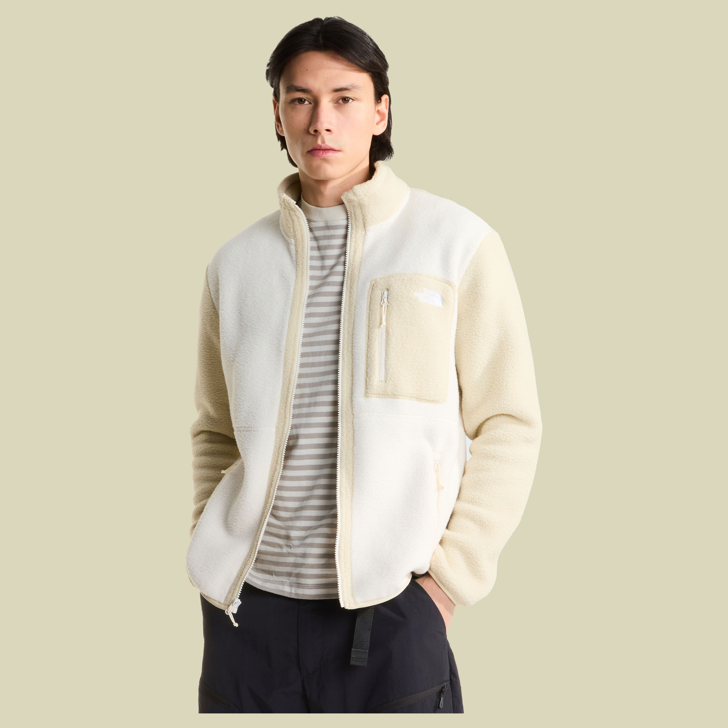 Yumiori Full Zip Men XL beige - white dune/desert stone