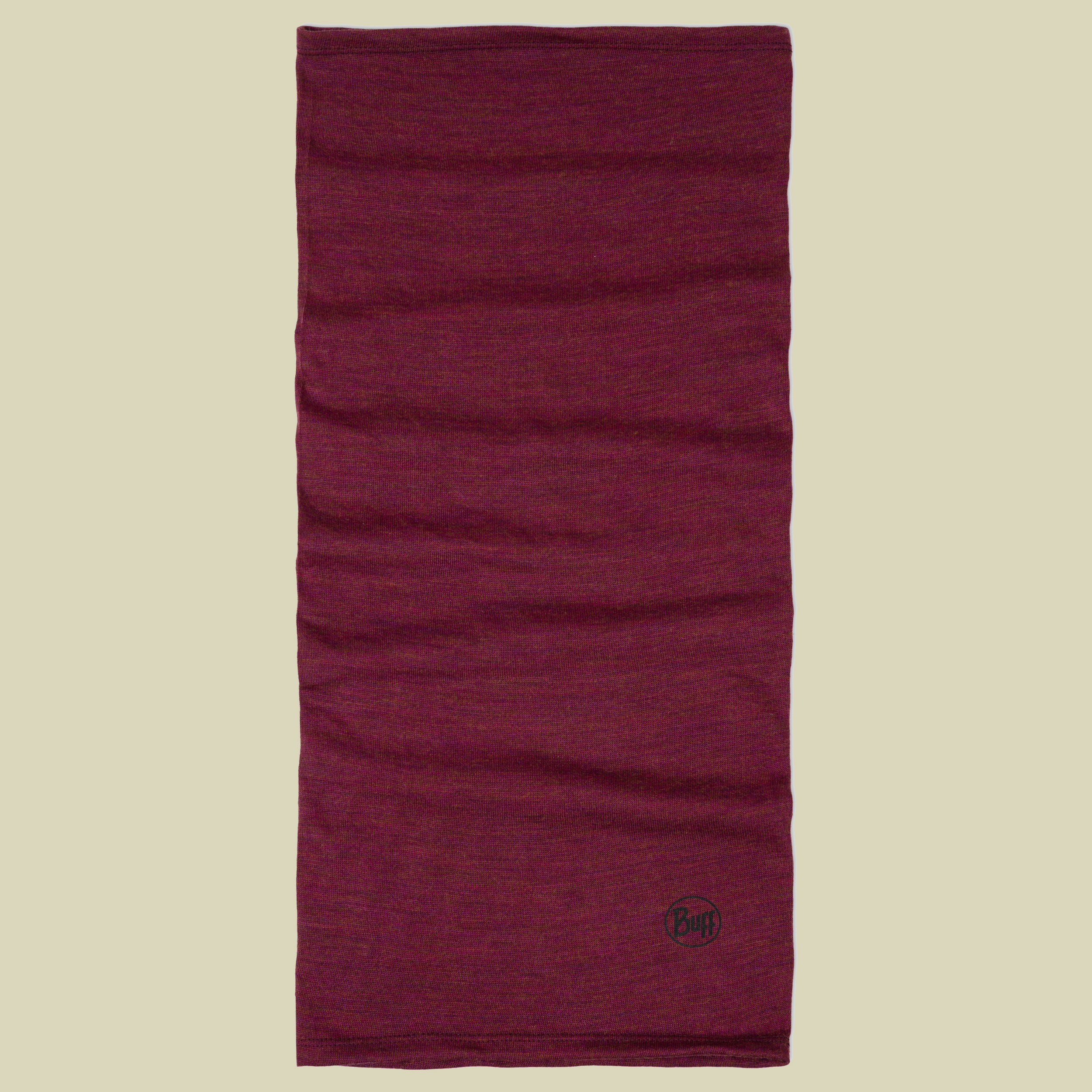 Midweight Merino Wool Neckwear rot one size - melange tibetan red