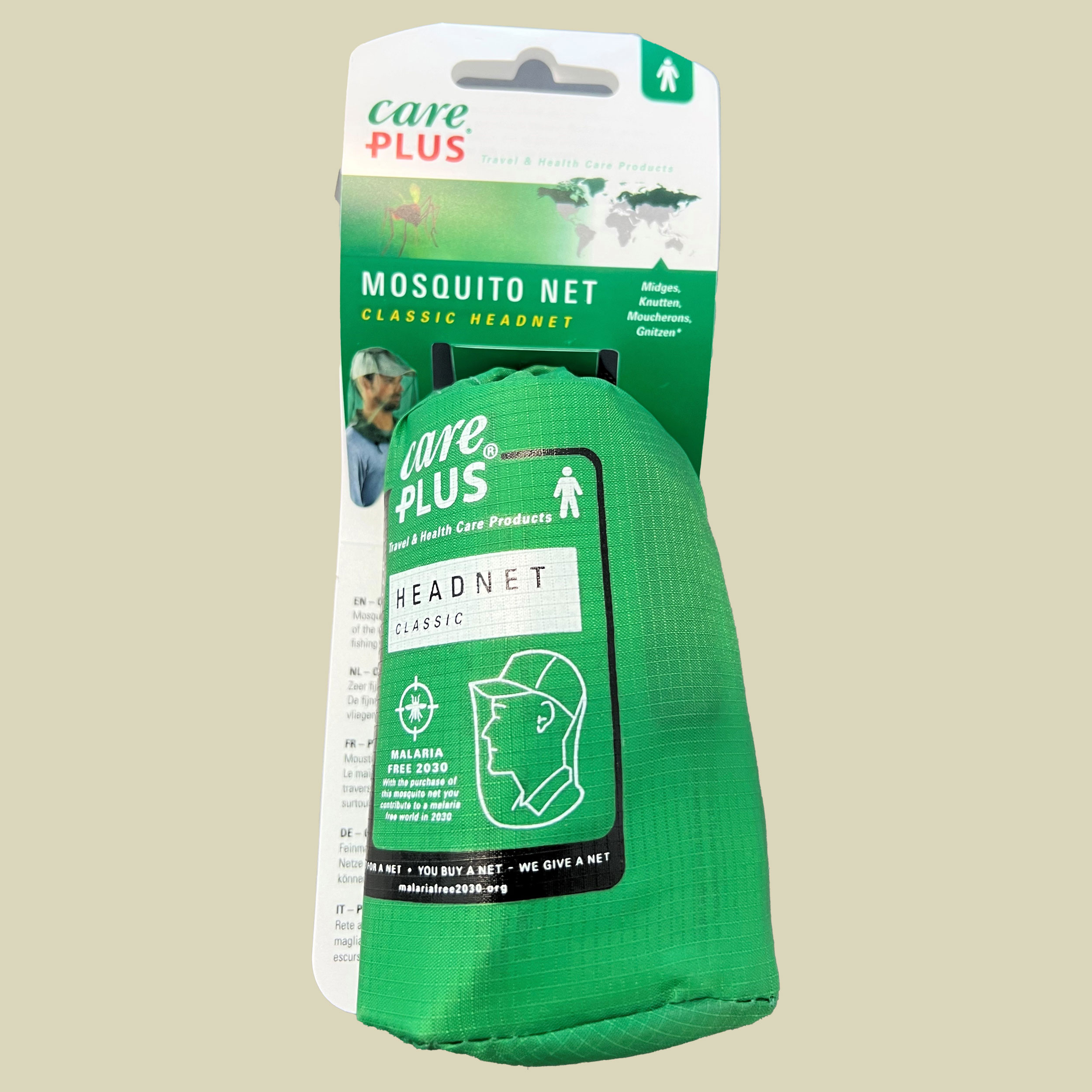 Care Plus Kopf Netz Classic one size Farbe grün